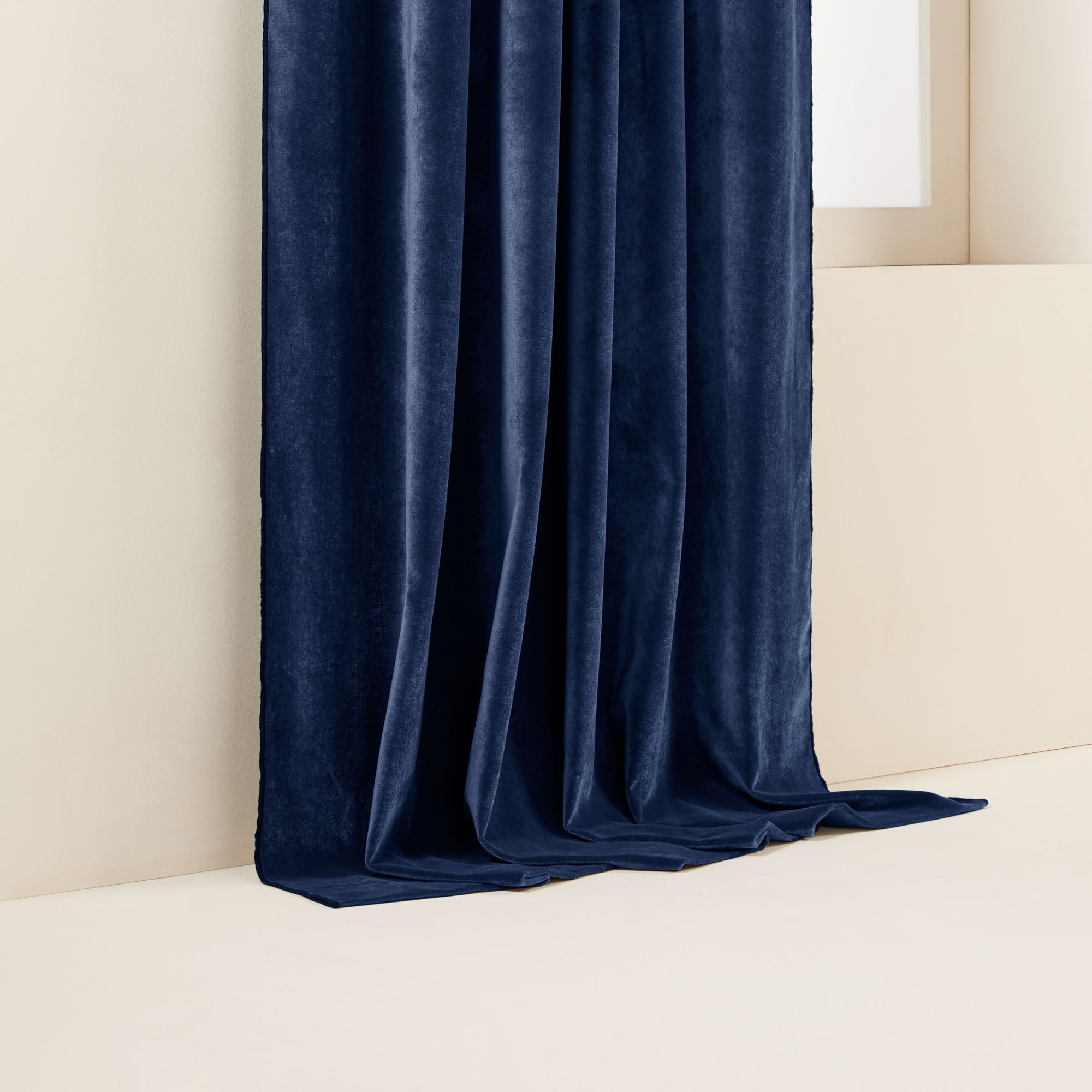 Panneau DARIO bleu nuit et bourdon noir