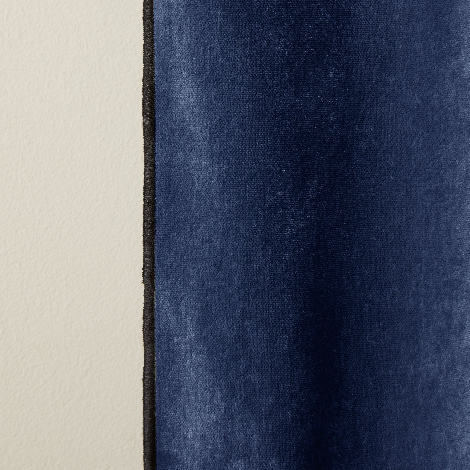 Panneau DARIO bleu nuit et bourdon noir