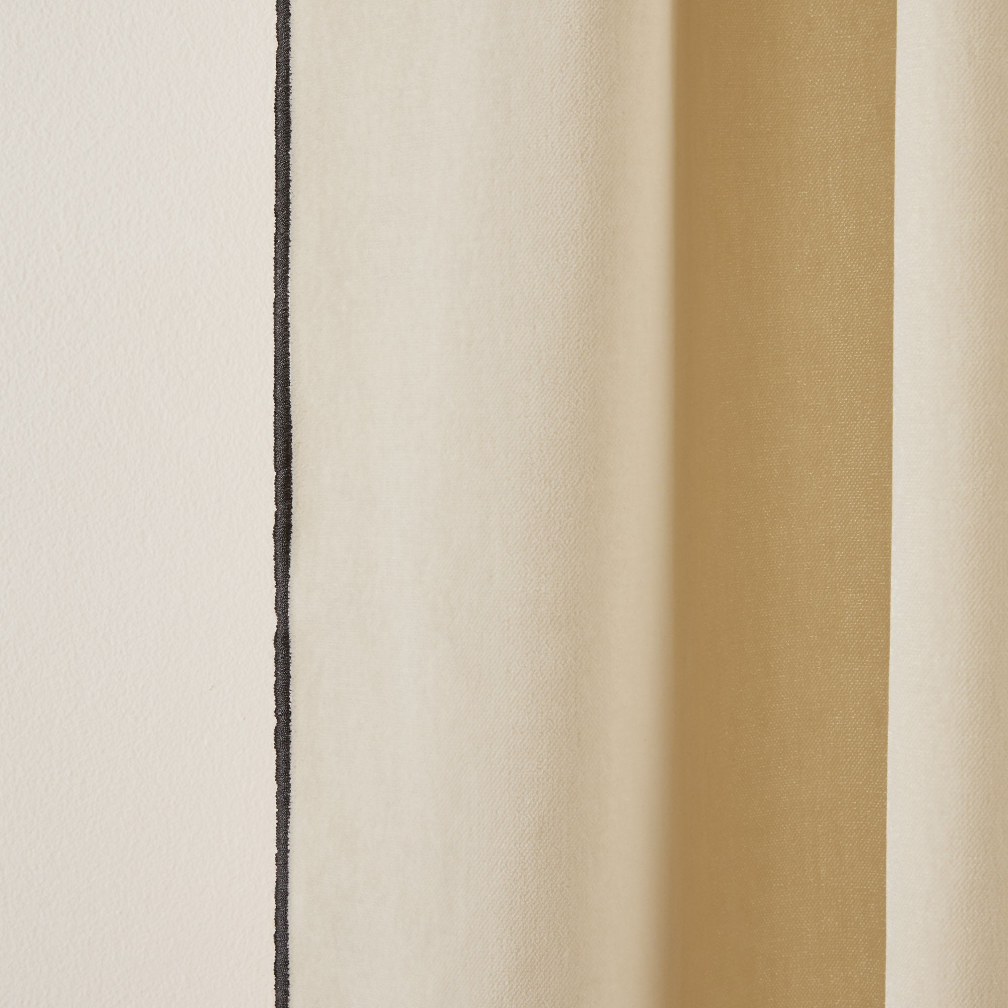 Panneau DARIO blanc antique et bourdon noir