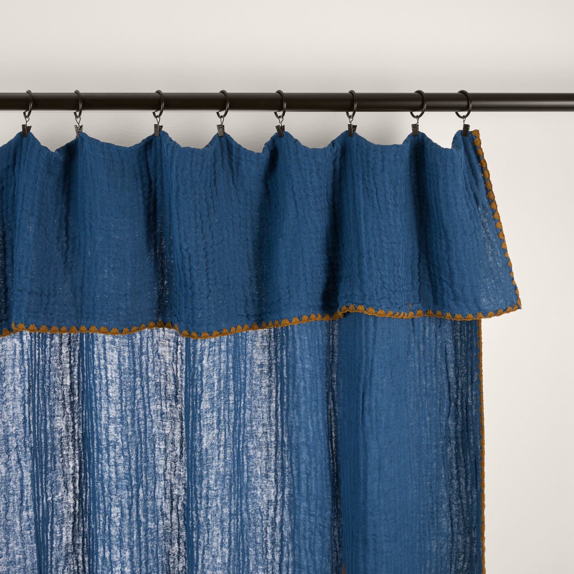 Panneau LALITA pétrole et bronze