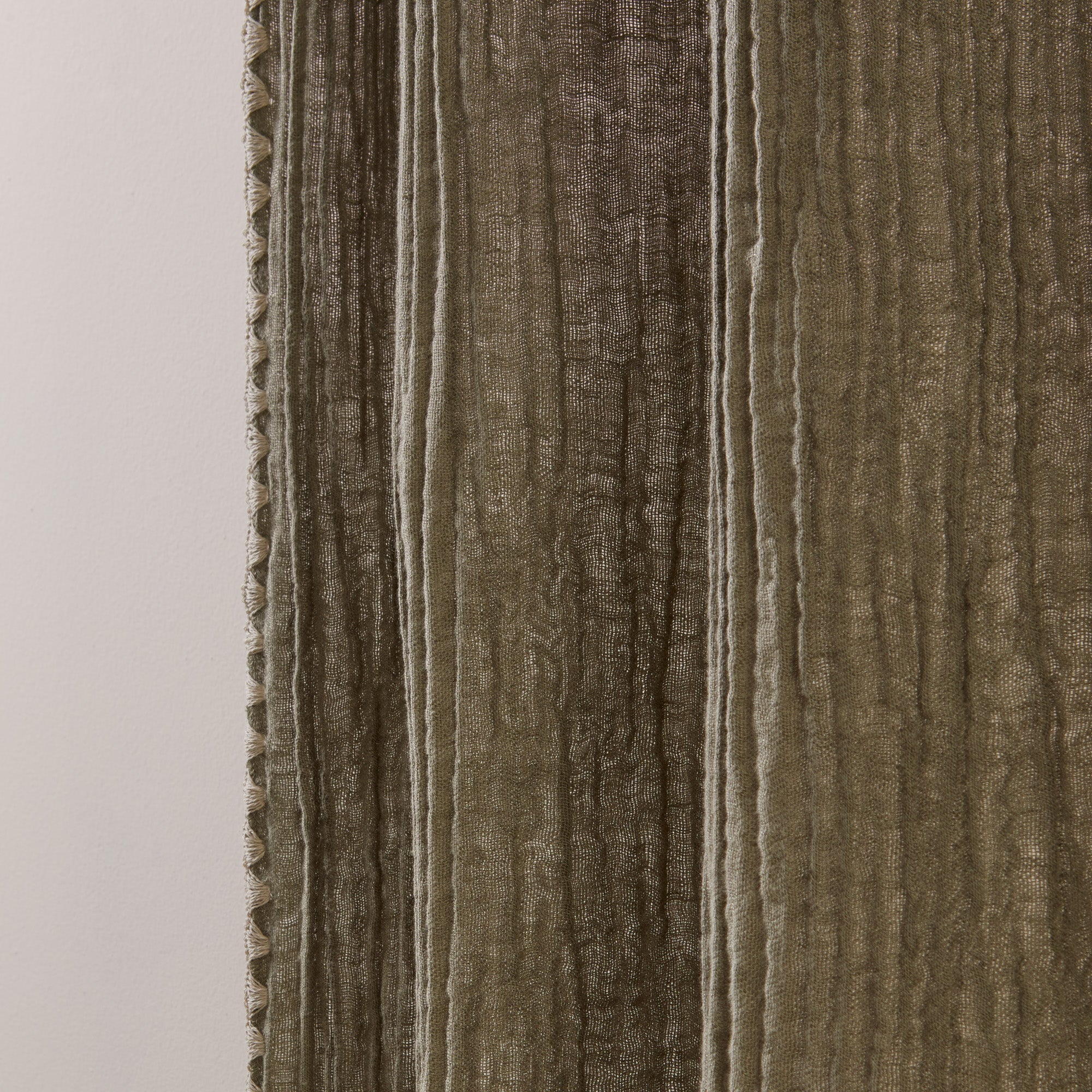 Panneau LALITA kaki et naturel