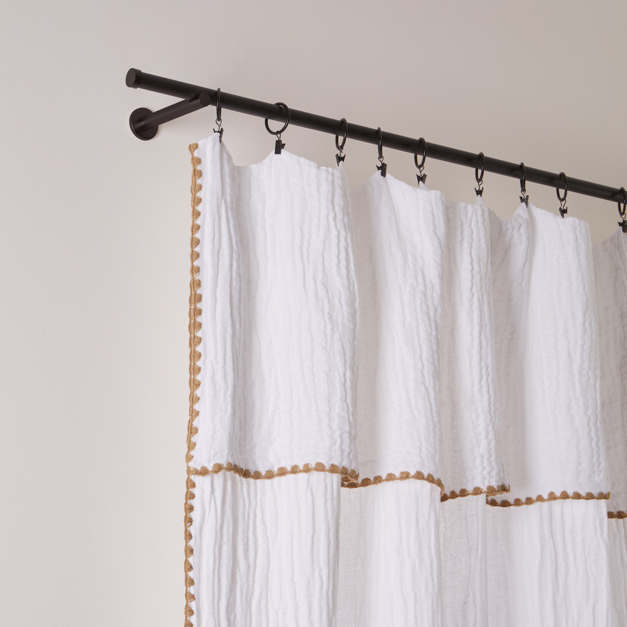 Panneau LALITA blanc et jaune indien