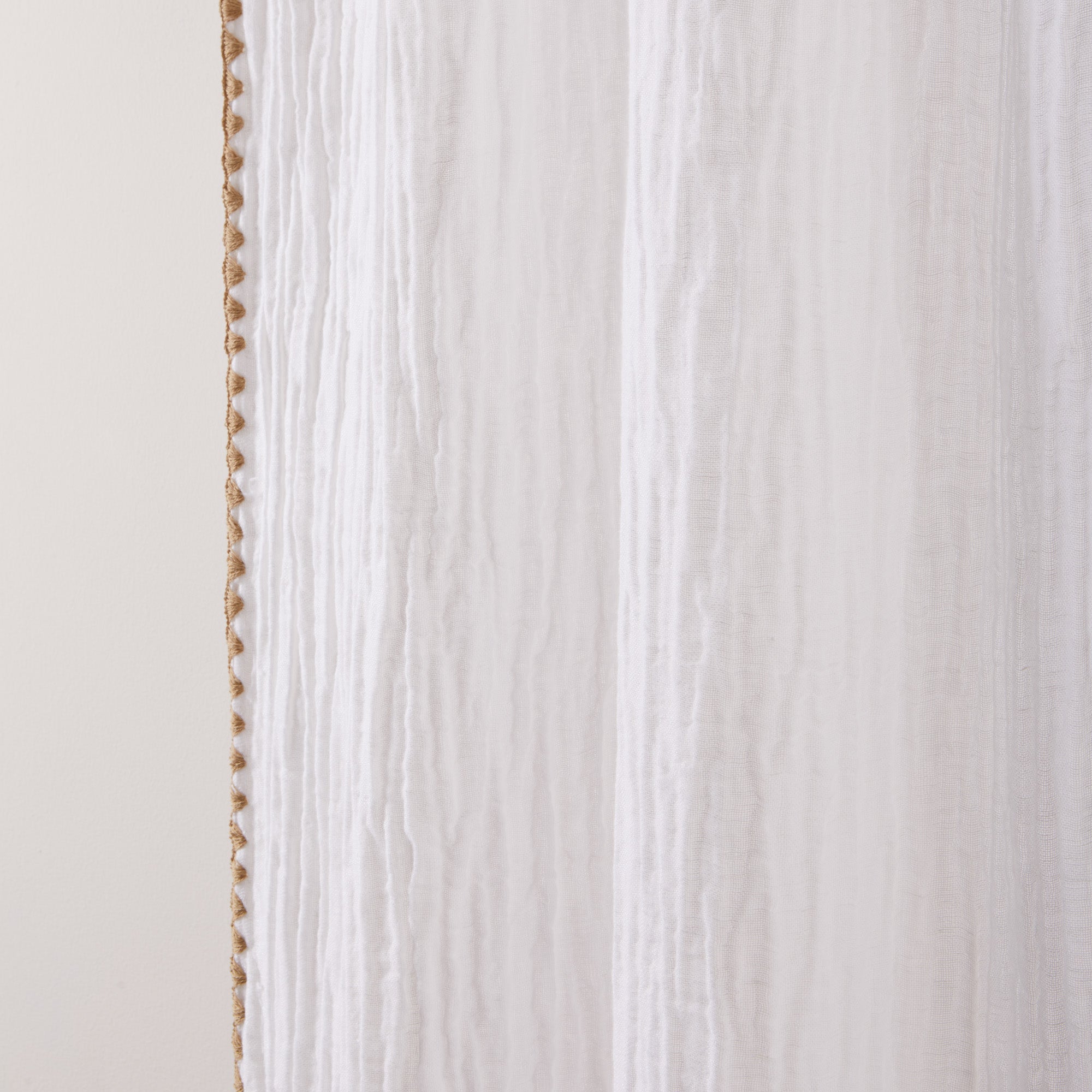 Panneau LALITA blanc et jaune indien