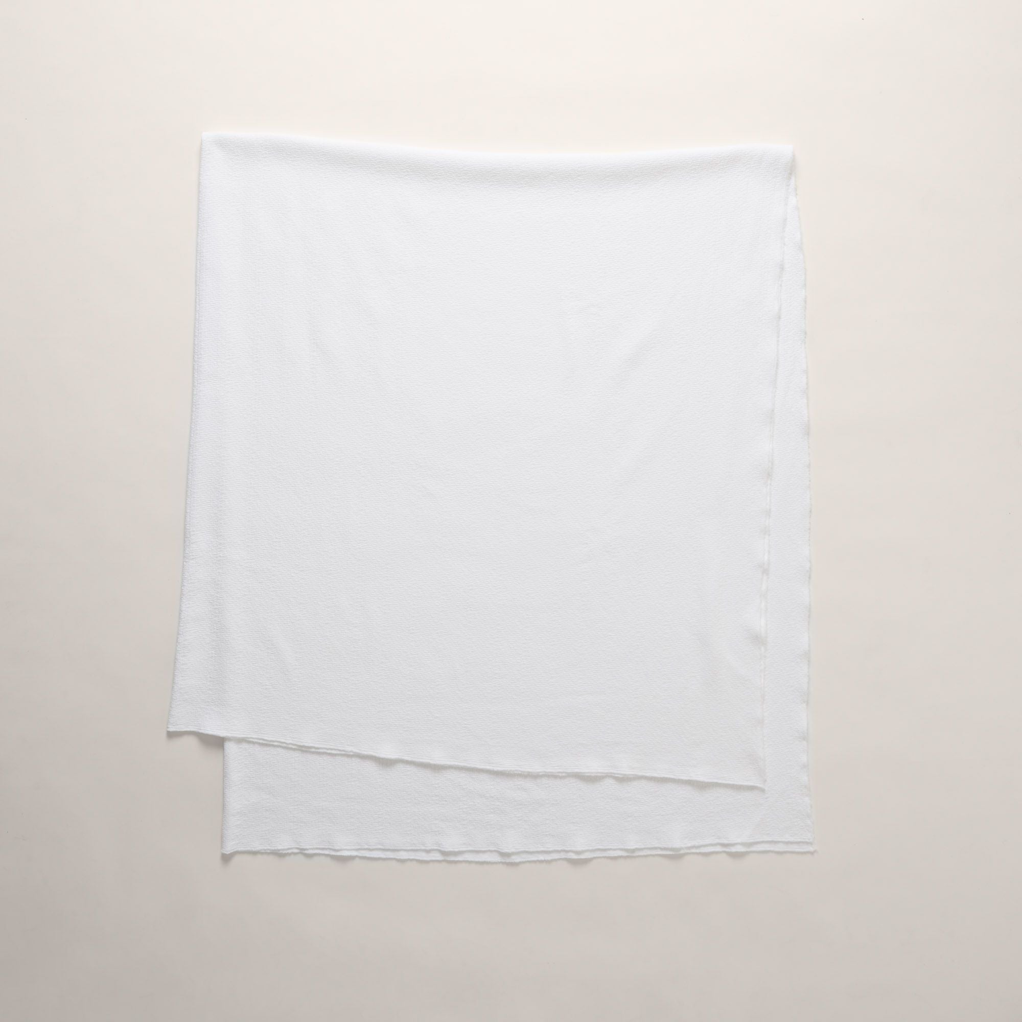 Plaid BATISTA blanc coton