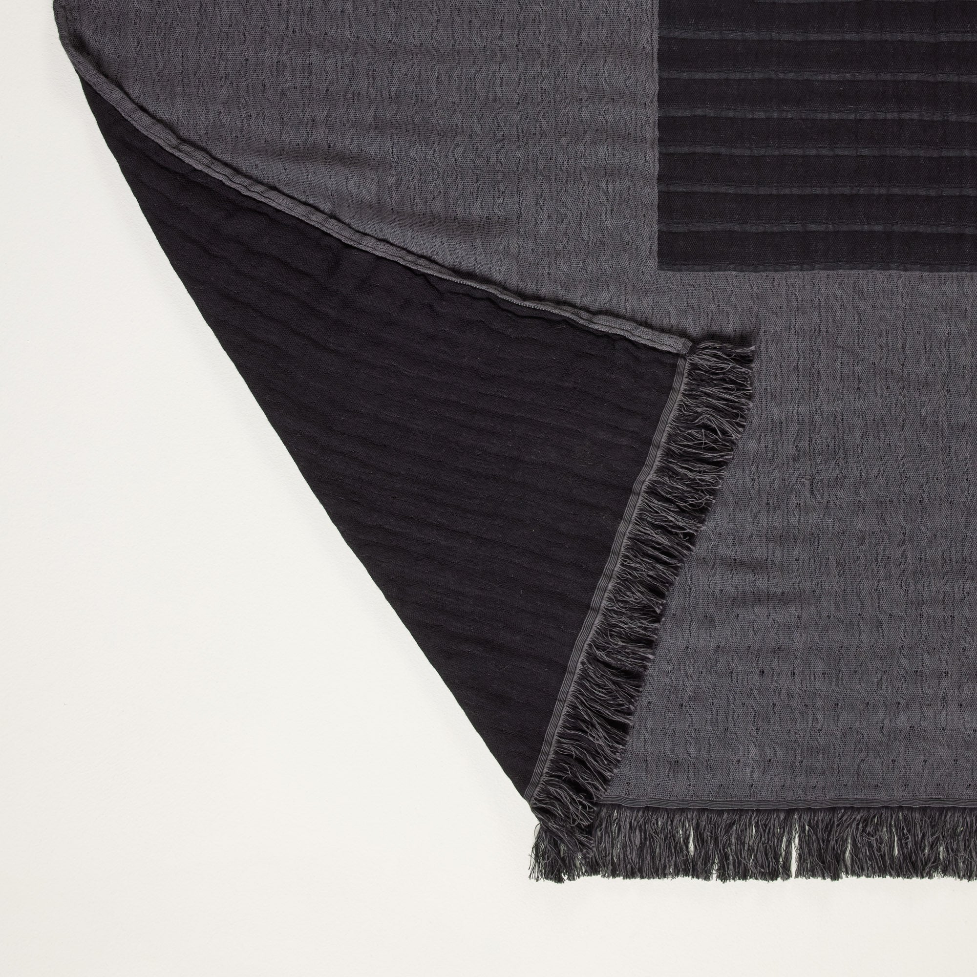 Plaid CHARLY noir graphite