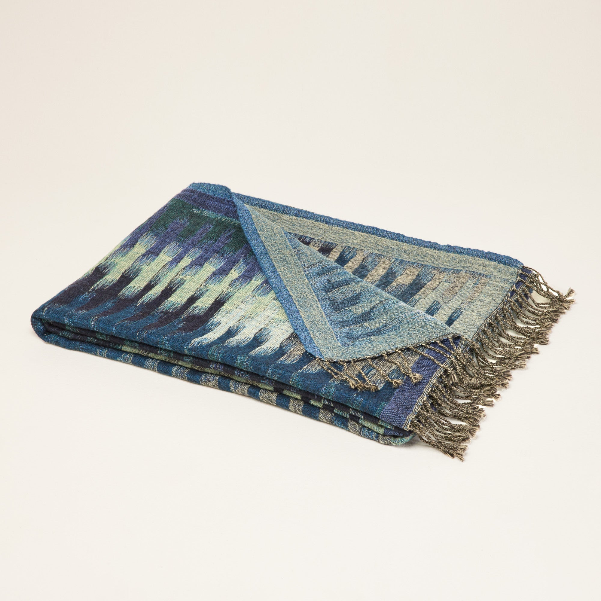 Plaid KHAN indigo