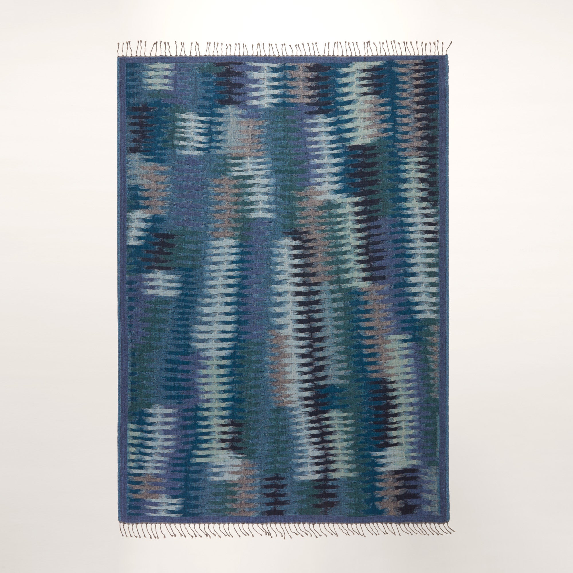 Plaid KHAN indigo
