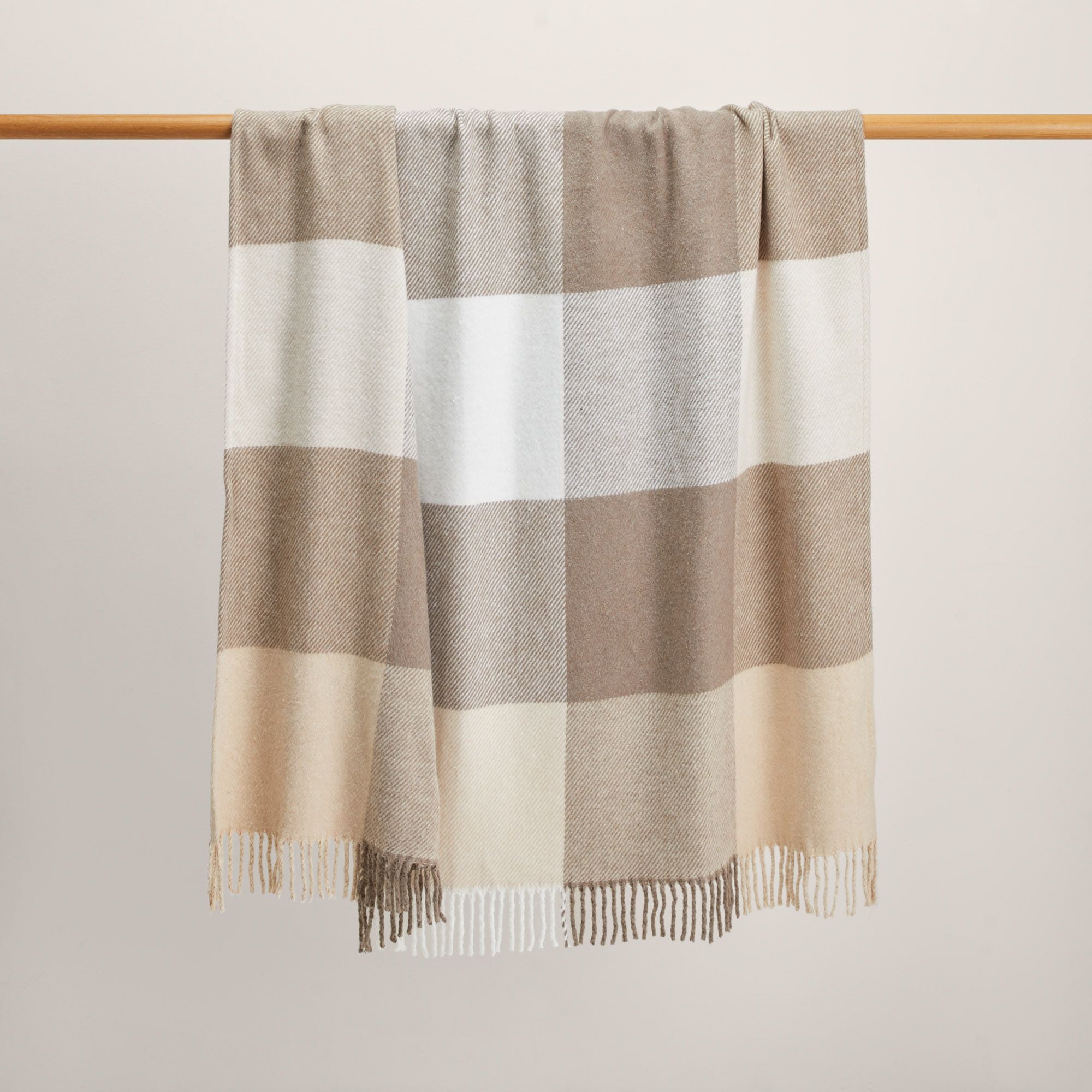 Plaid LIVIA noisette