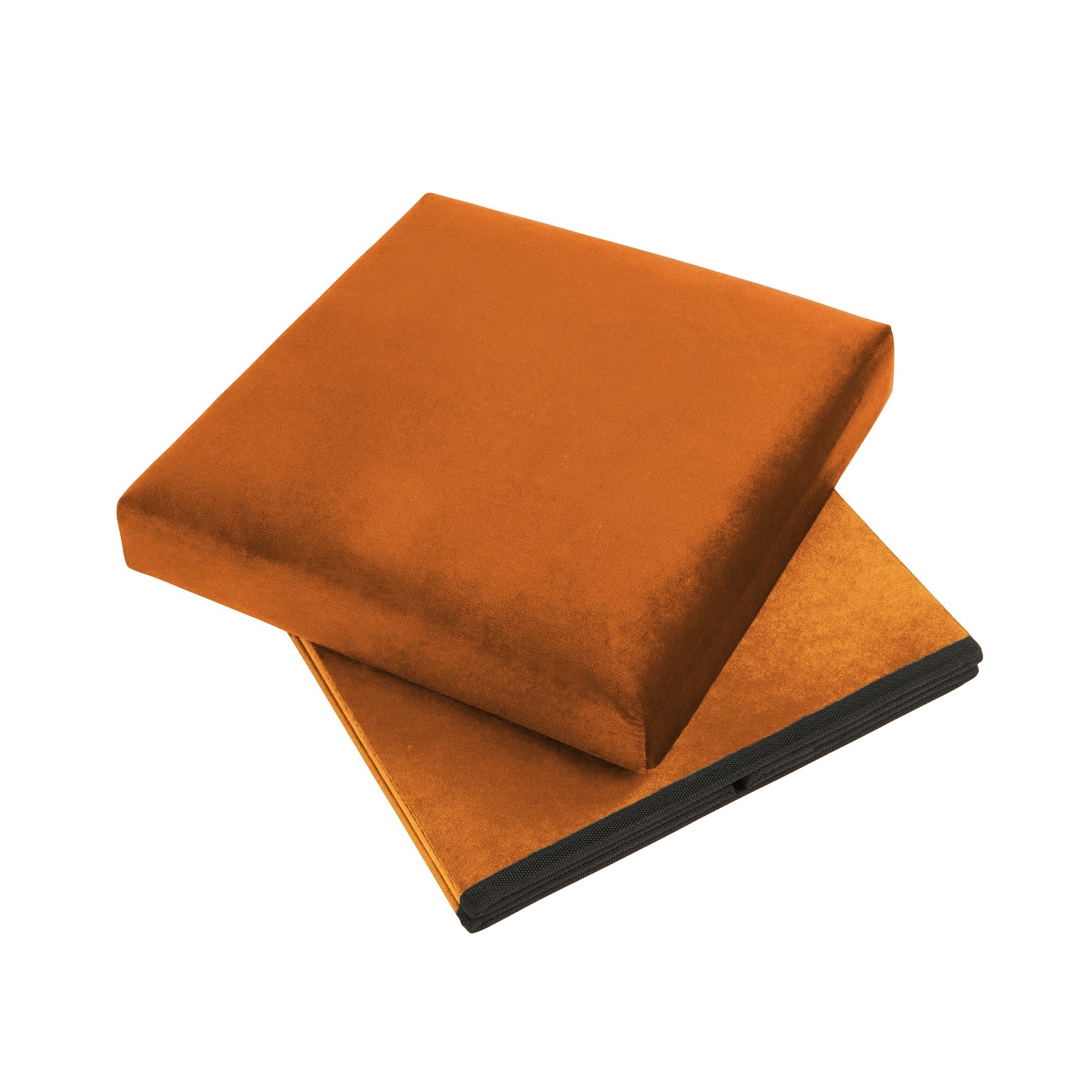 Pouf de rangement ENZO orange