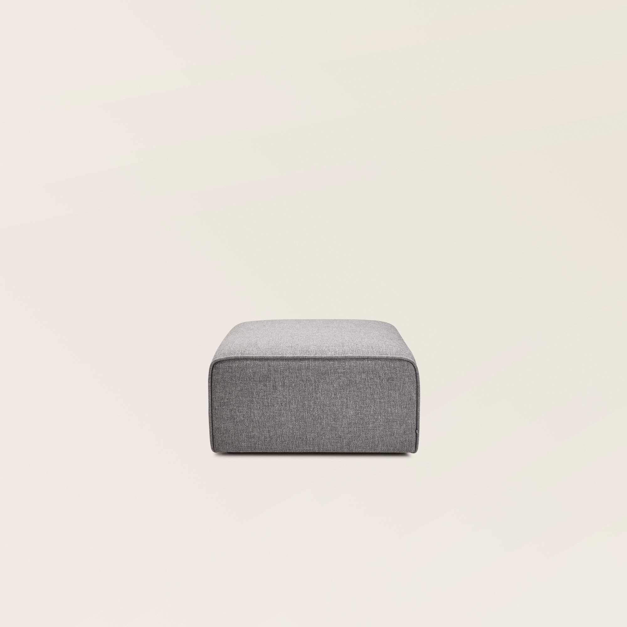 Pouf modulable ANDERS gris moyen chiné
