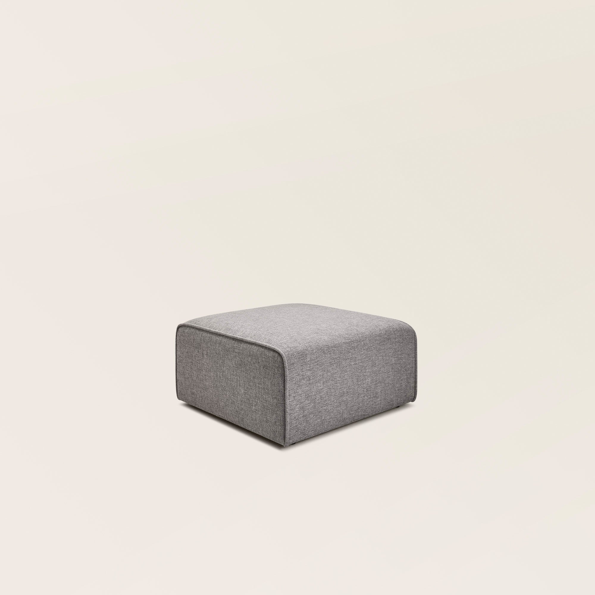 Pouf modulable ANDERS gris moyen chiné