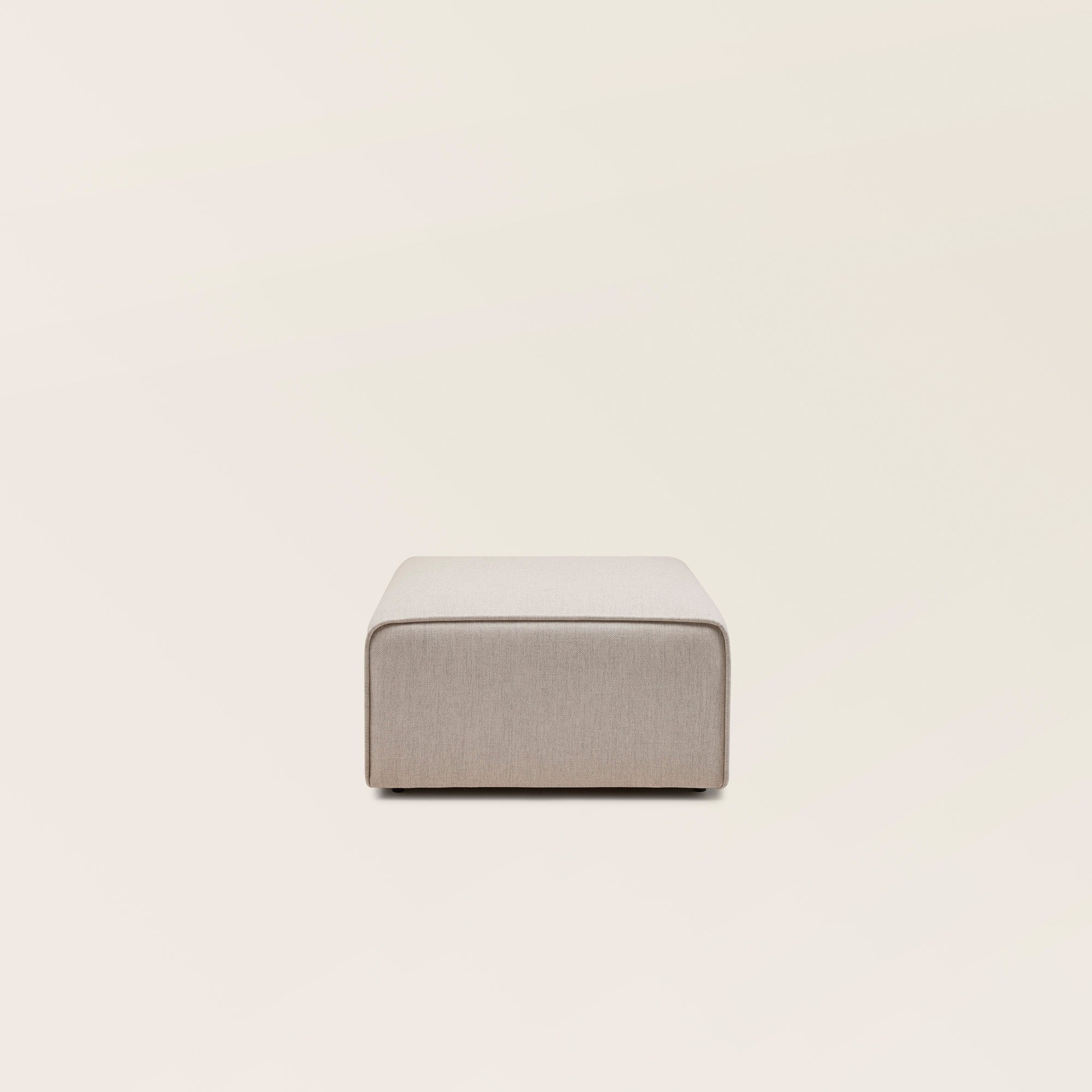 Pouf modulable ANDERS ivoire grisé