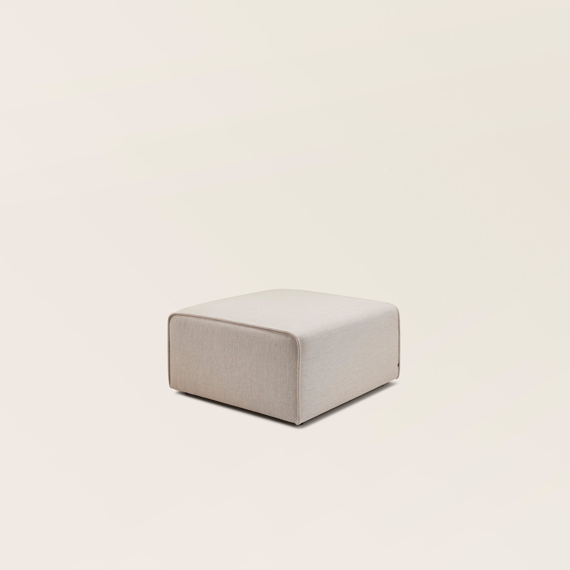 Pouf modulable ANDERS ivoire grisé