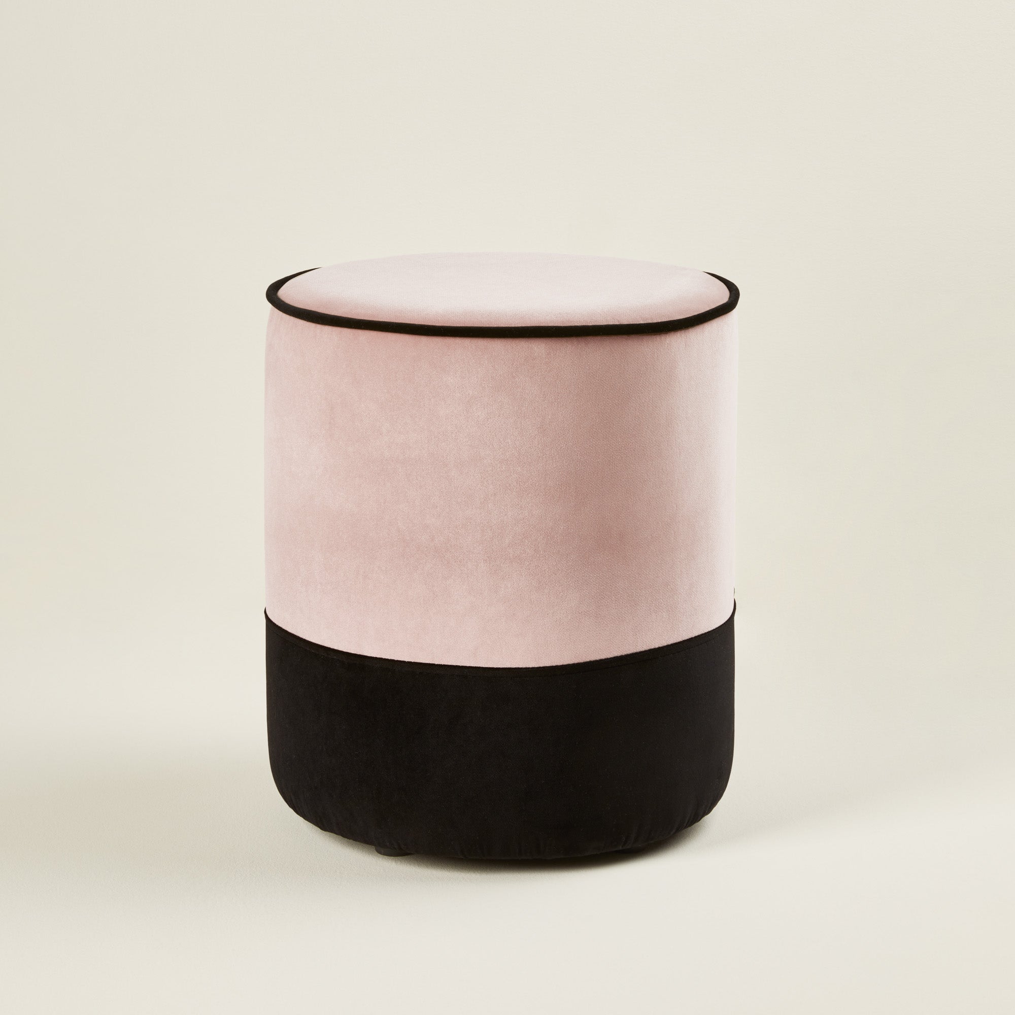 Pouf NOE pétale et noir