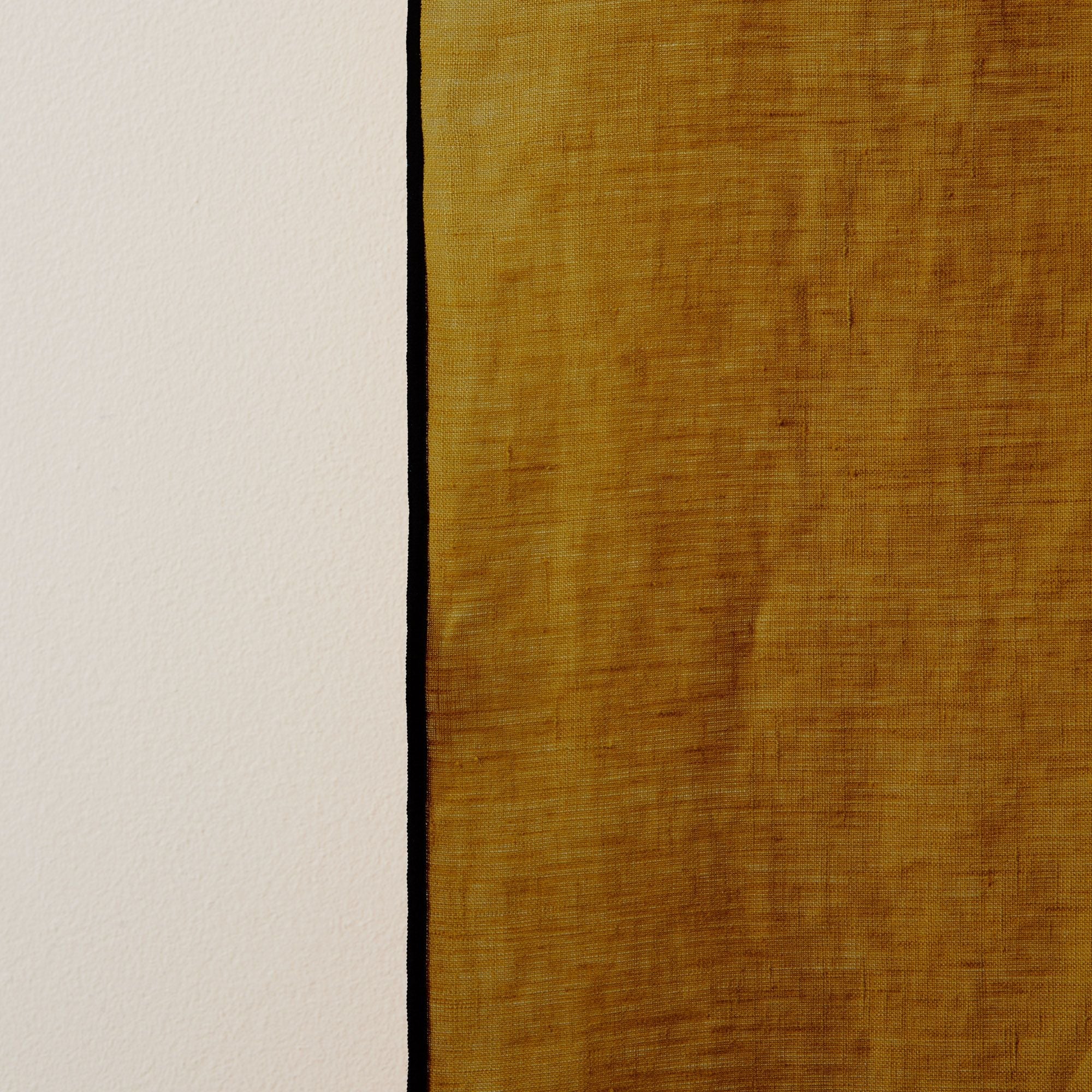 Rideau à galon fronceur CARLINA bronze et bourdon noir