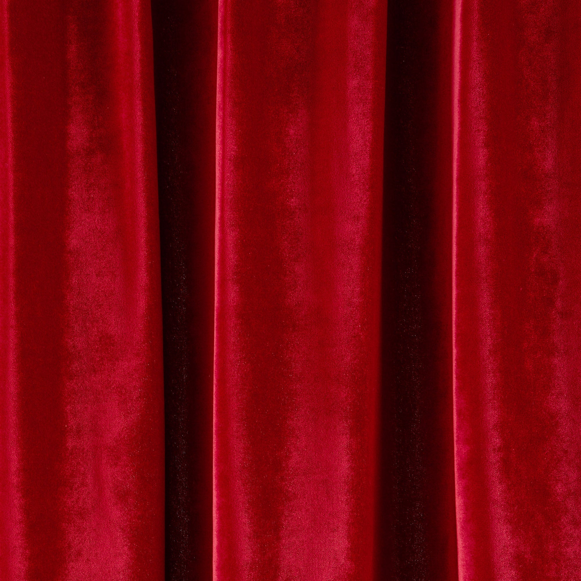 Rideau à galon fronceur DARIO rouge opéra