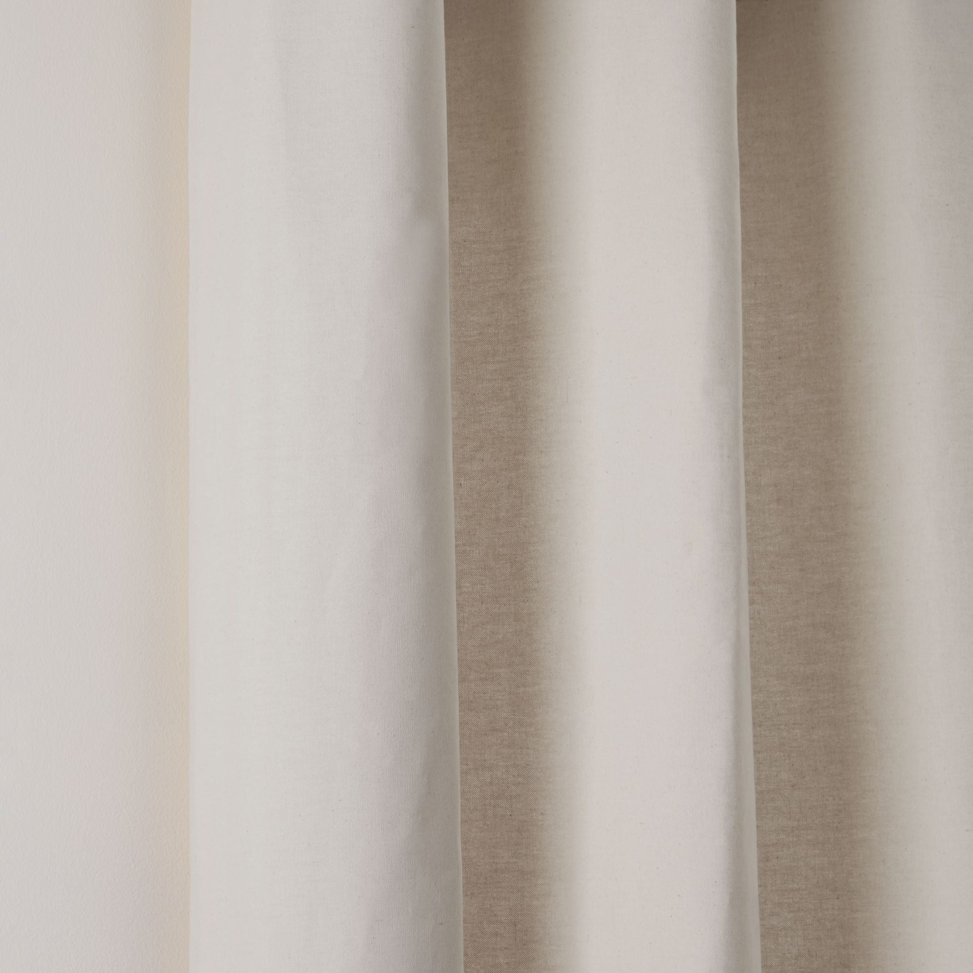 Rideau à oeillets noirs YAMI naturel