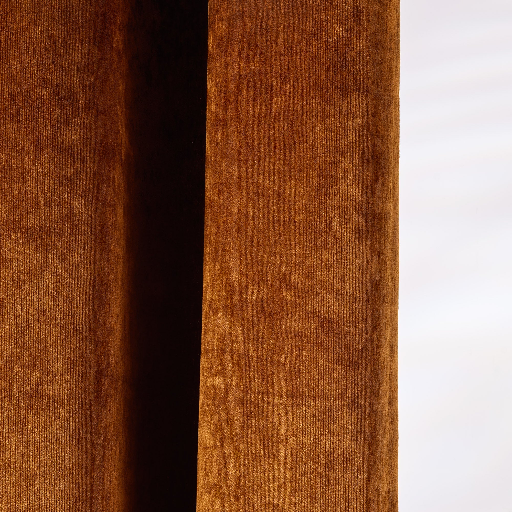 Rideau à oeillets BAZYL caramel