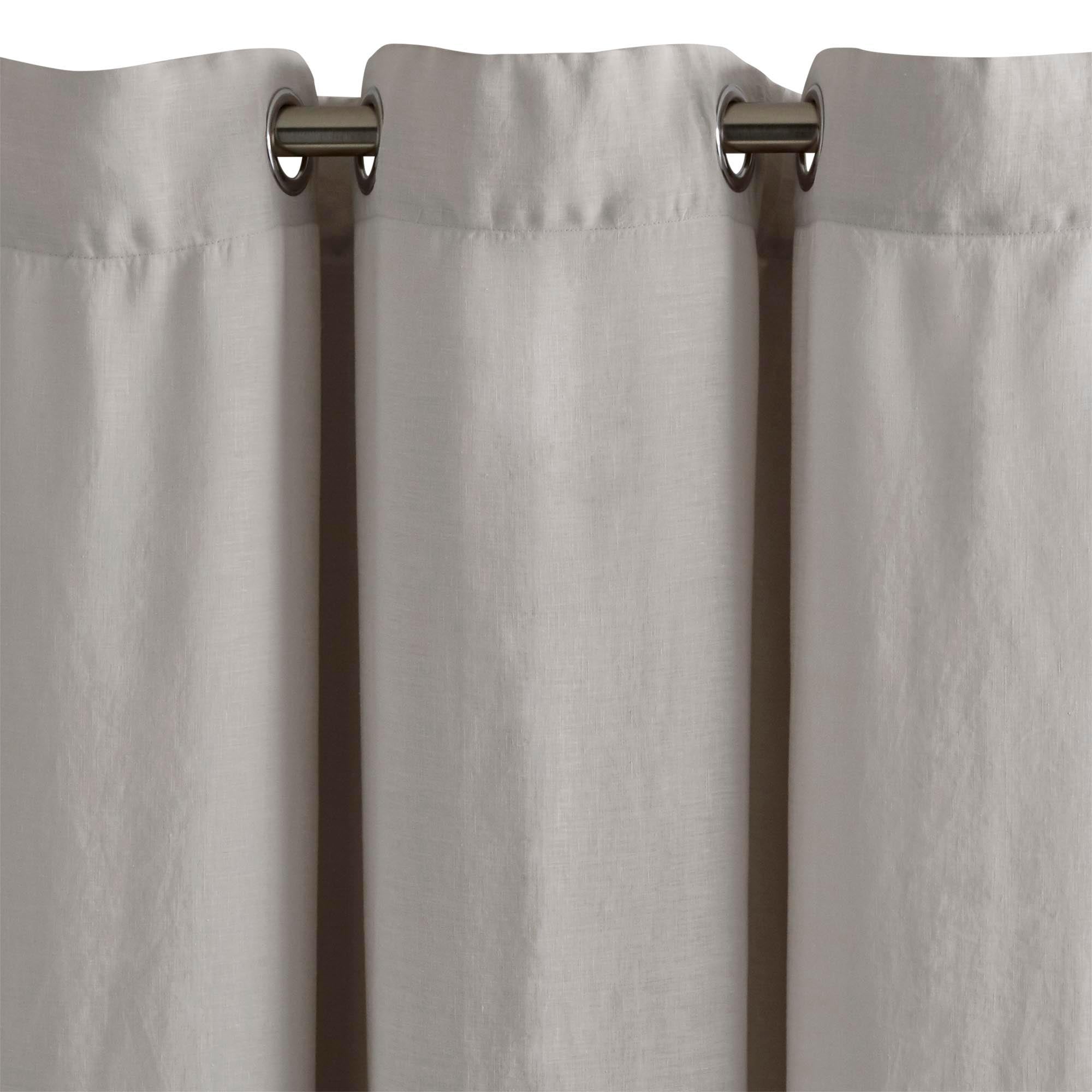 Rideau à oeillets CARLINA calcaire