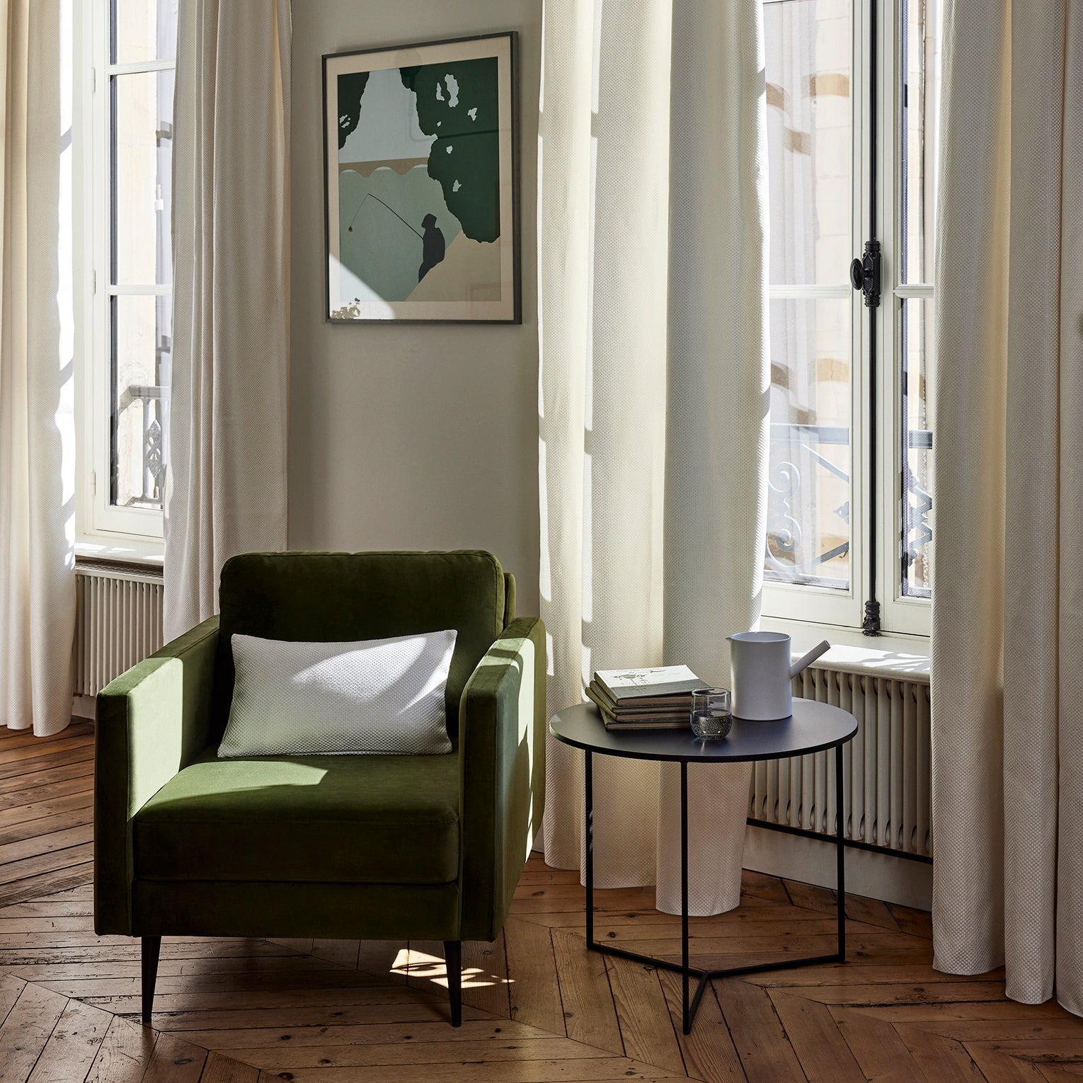 Rideau à oeillets COCONUT ivoire