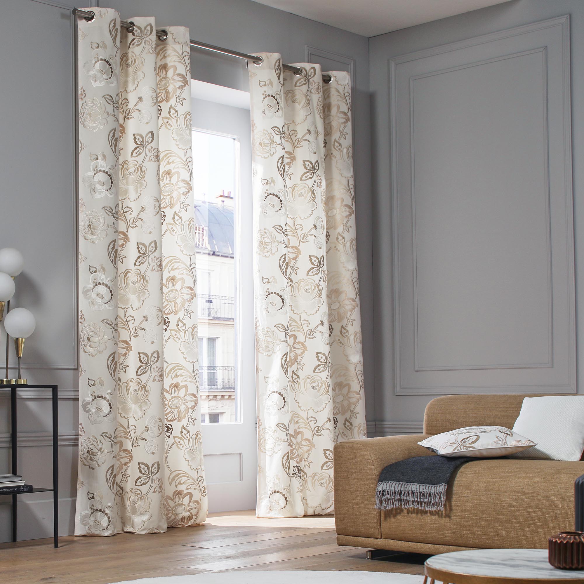 Rideau à oeillets MAGELLAN meringue