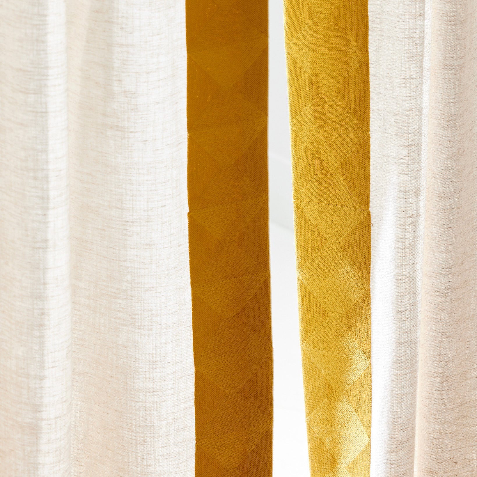 Rideau à passants OPIS jaune auréoline