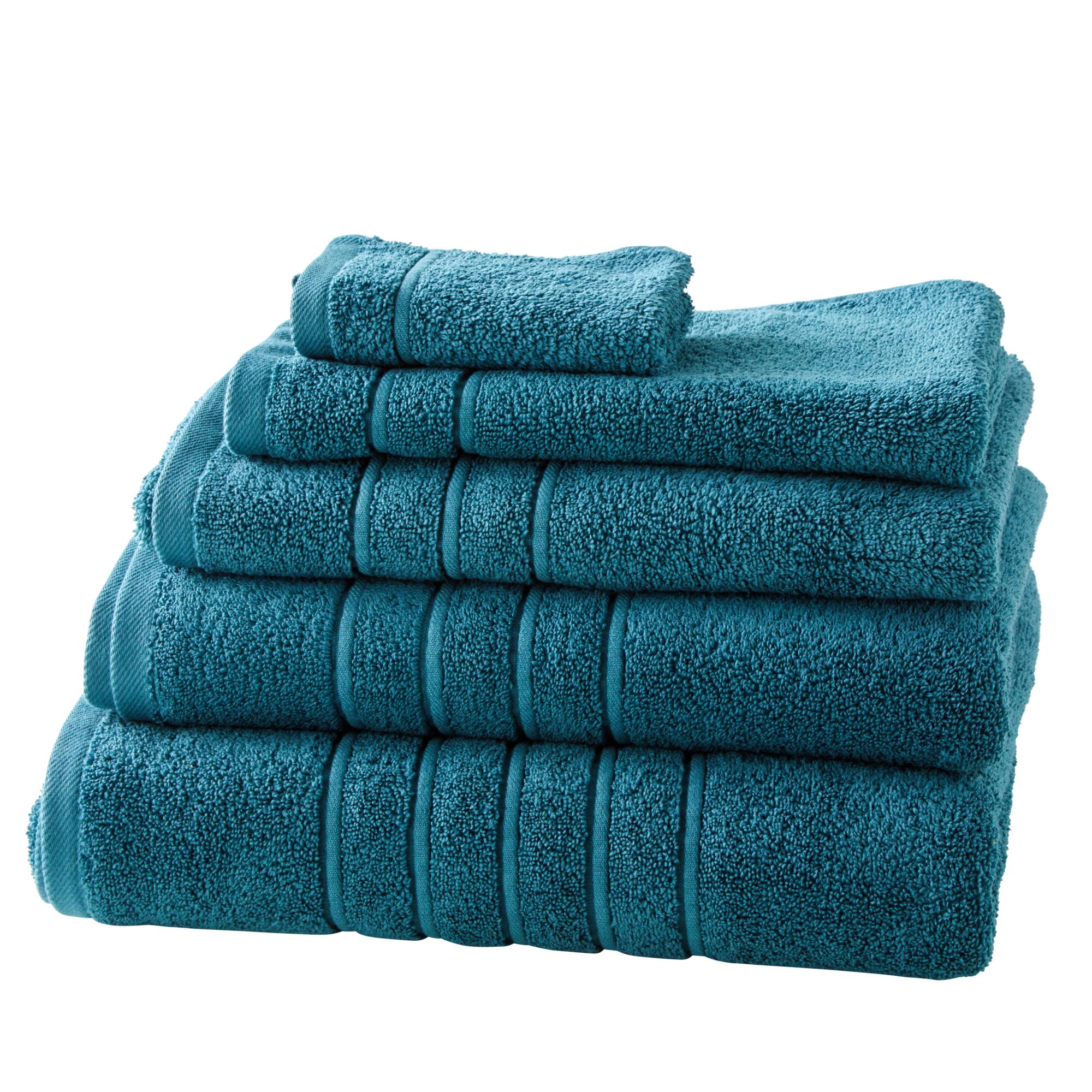 Serviette de toilette CAPRI bleu vert
