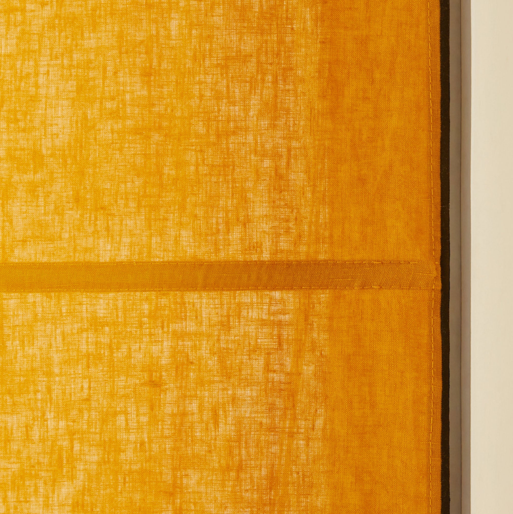 Store bateau CARLINA ocre et bourdon noir