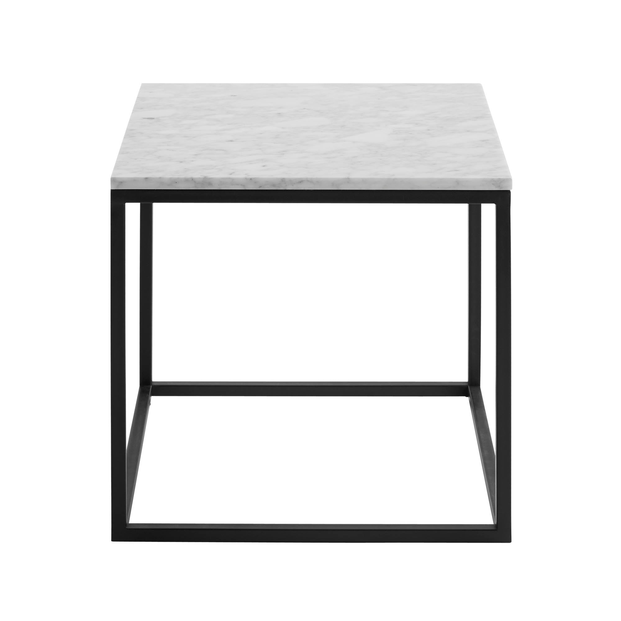 Table d'appoint CARRA blanc de carrare