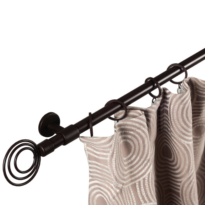 Tringle à rideaux ALMA brun