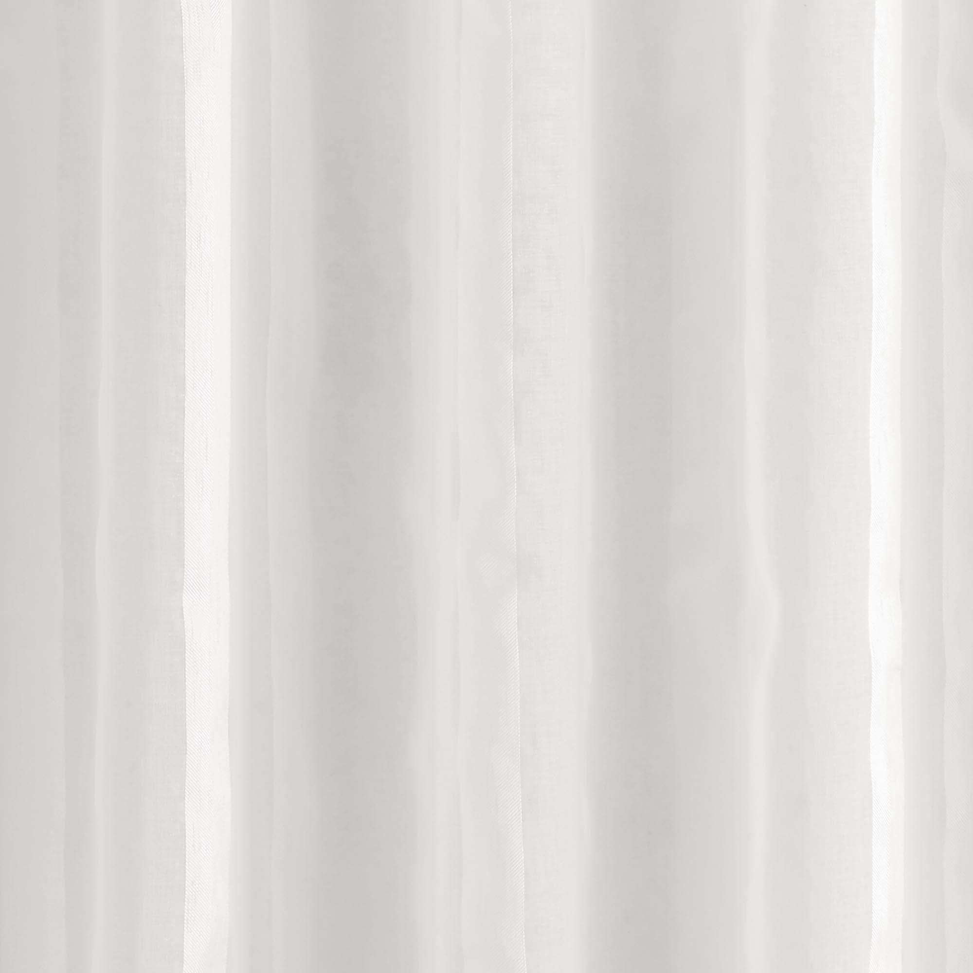 Voilage à galon fronceur PAROS blanc