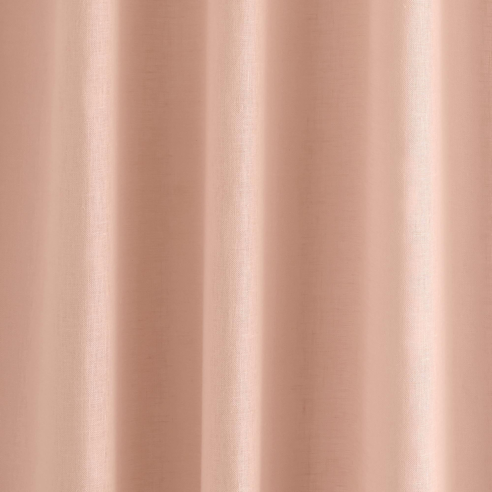 Voilage à galon fronceur SHADOW rose poudré