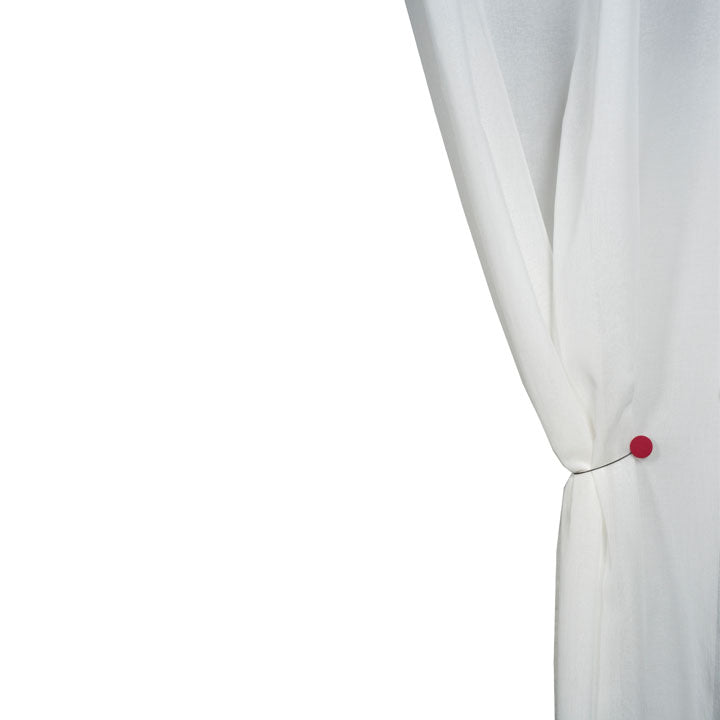 Voilage à galon fronceur THASOS blanc