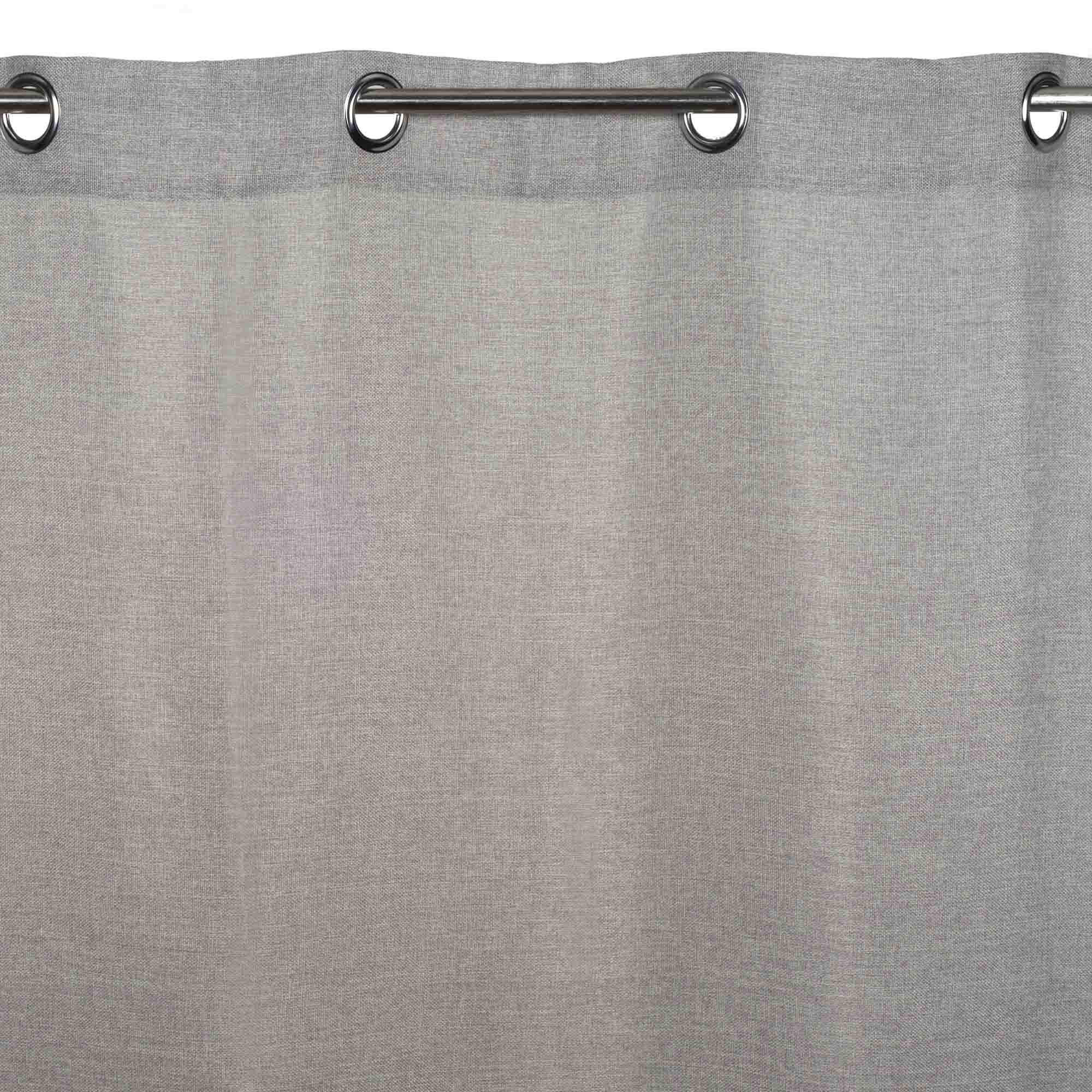 Voilage à oeillets CINNAMON minéral