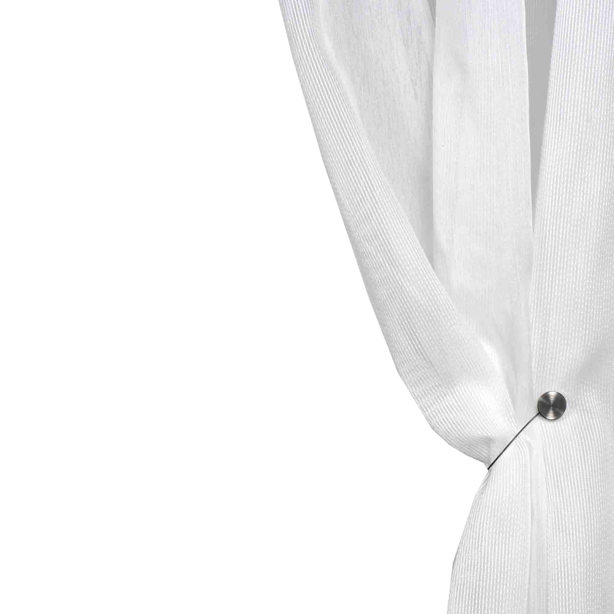 Voilage à oeillets ESTOMPE blanc