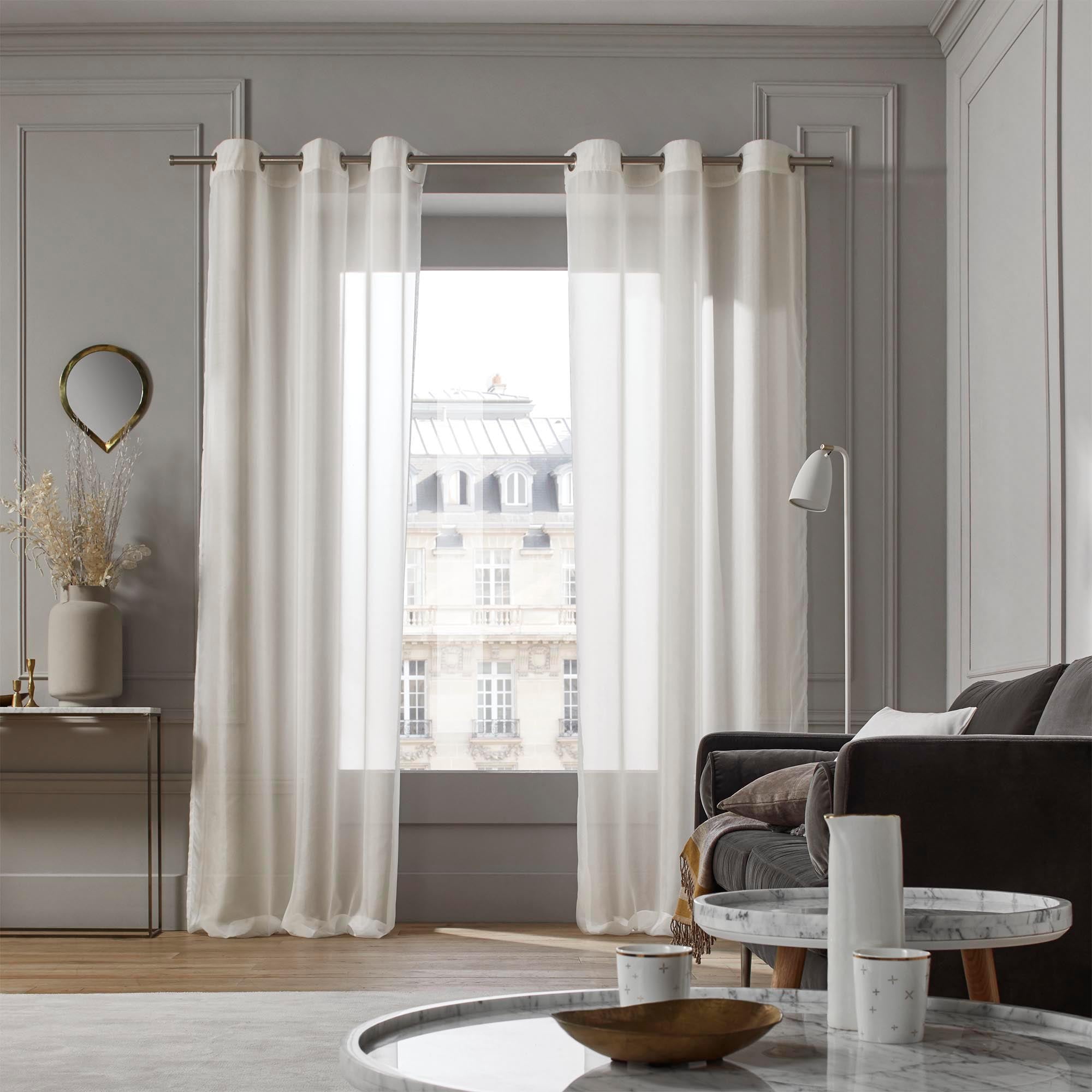 Voilage à oeillets LIGHT ivoire