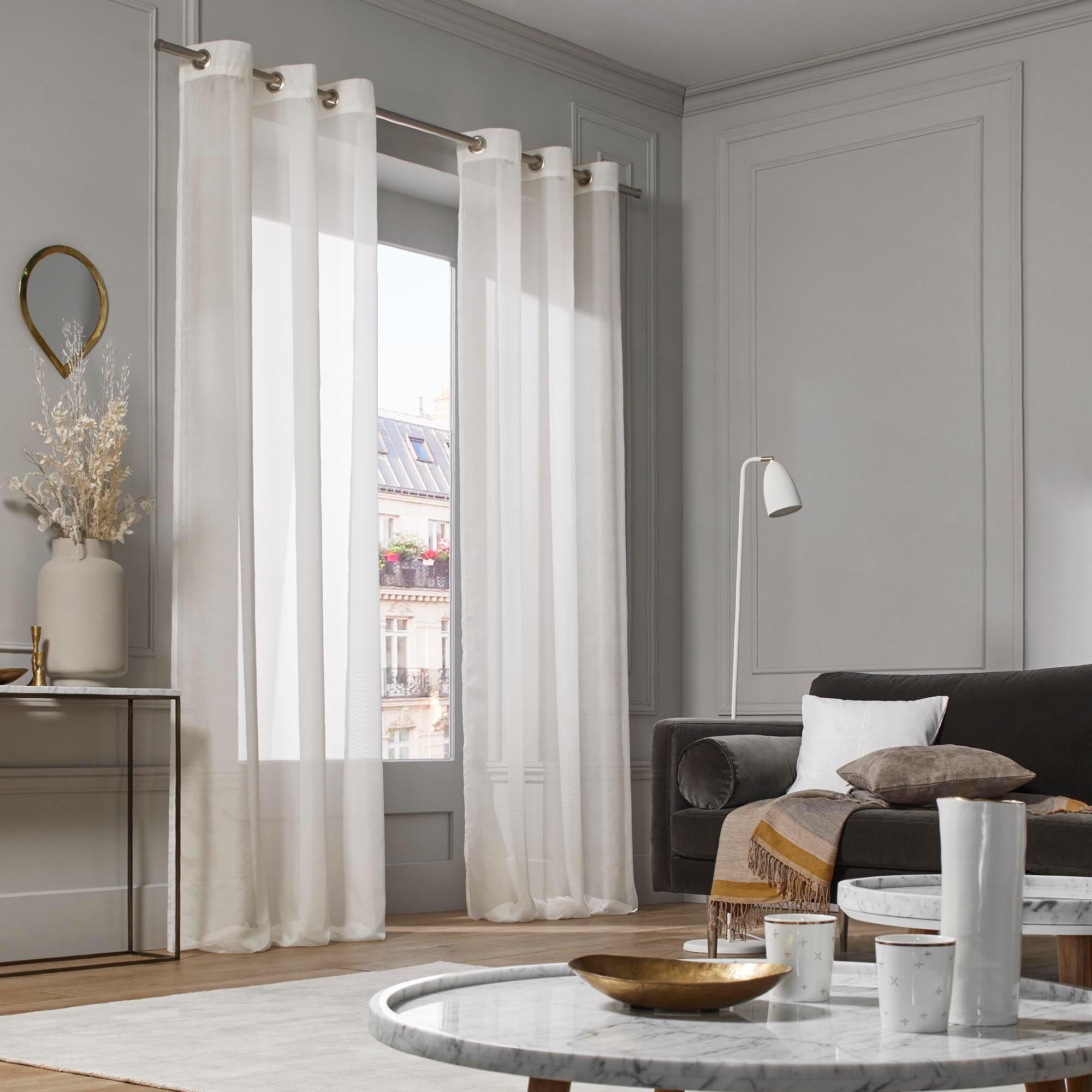 Voilage à oeillets LIGHT ivoire