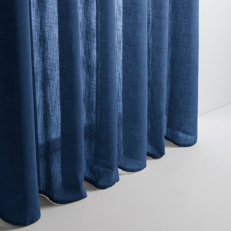 Voilage à oeillets MILOS indigo