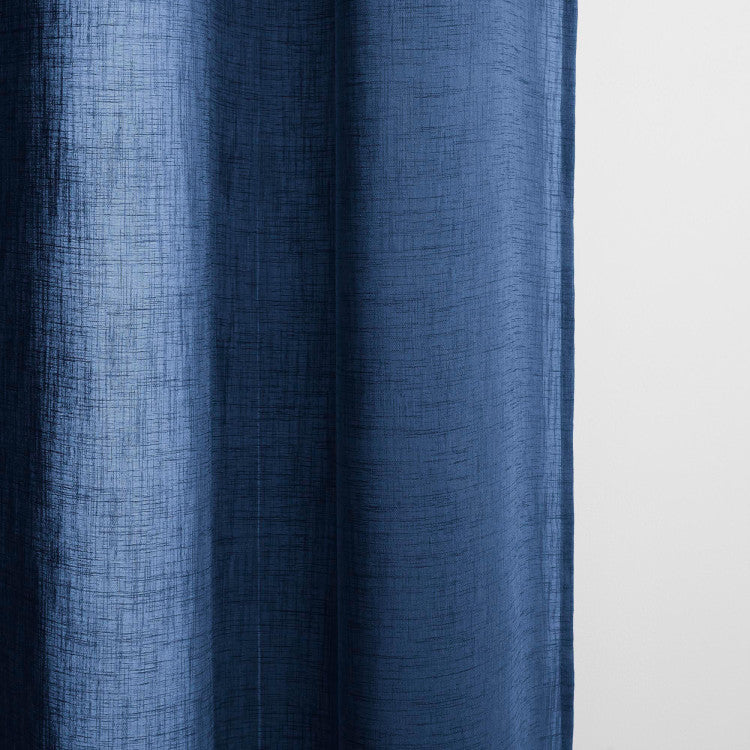 Voilage à oeillets MILOS indigo