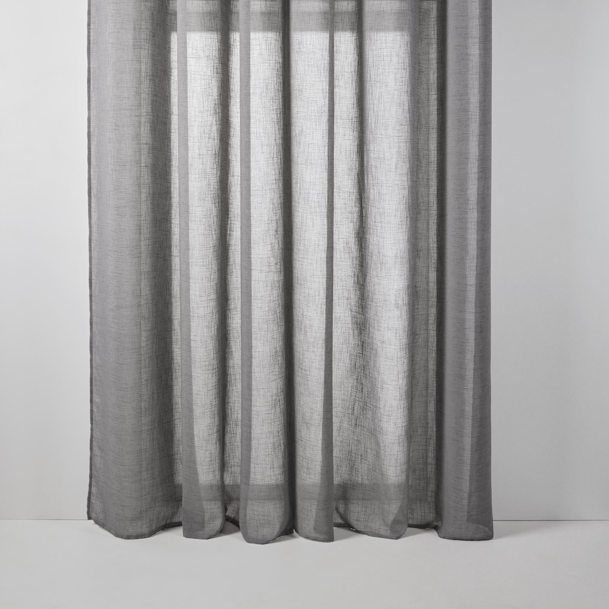 Voilage à oeillets MILOS zinc