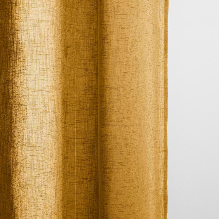 Voilage à oeillets MILOS ocre