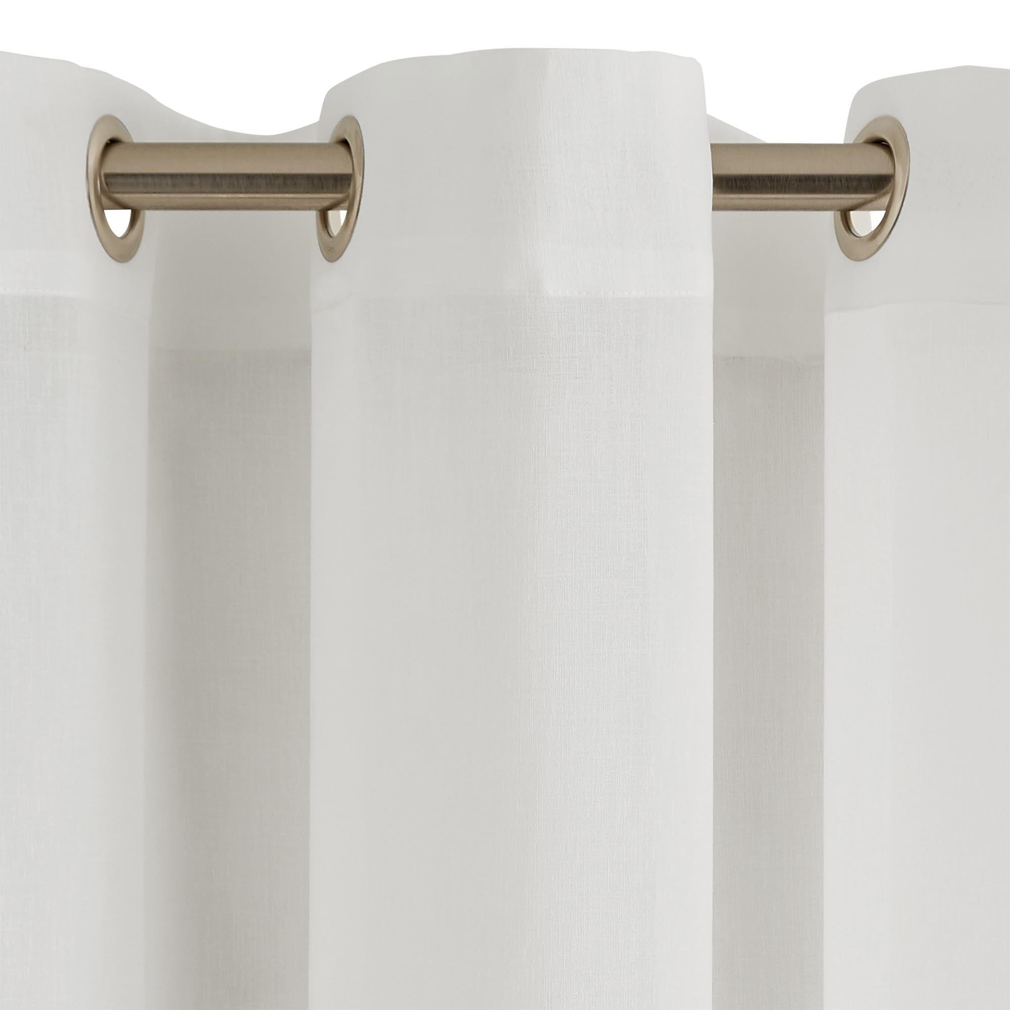 Voilage à oeillets MILOS blanc