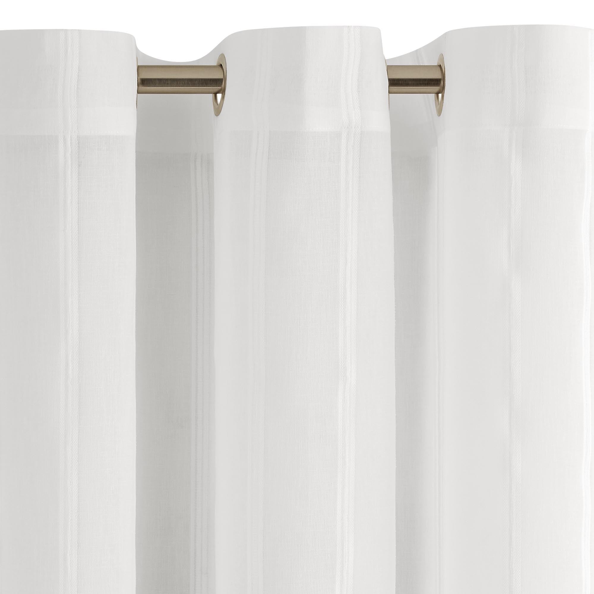 Voilage à oeillets SANTORINI blanc