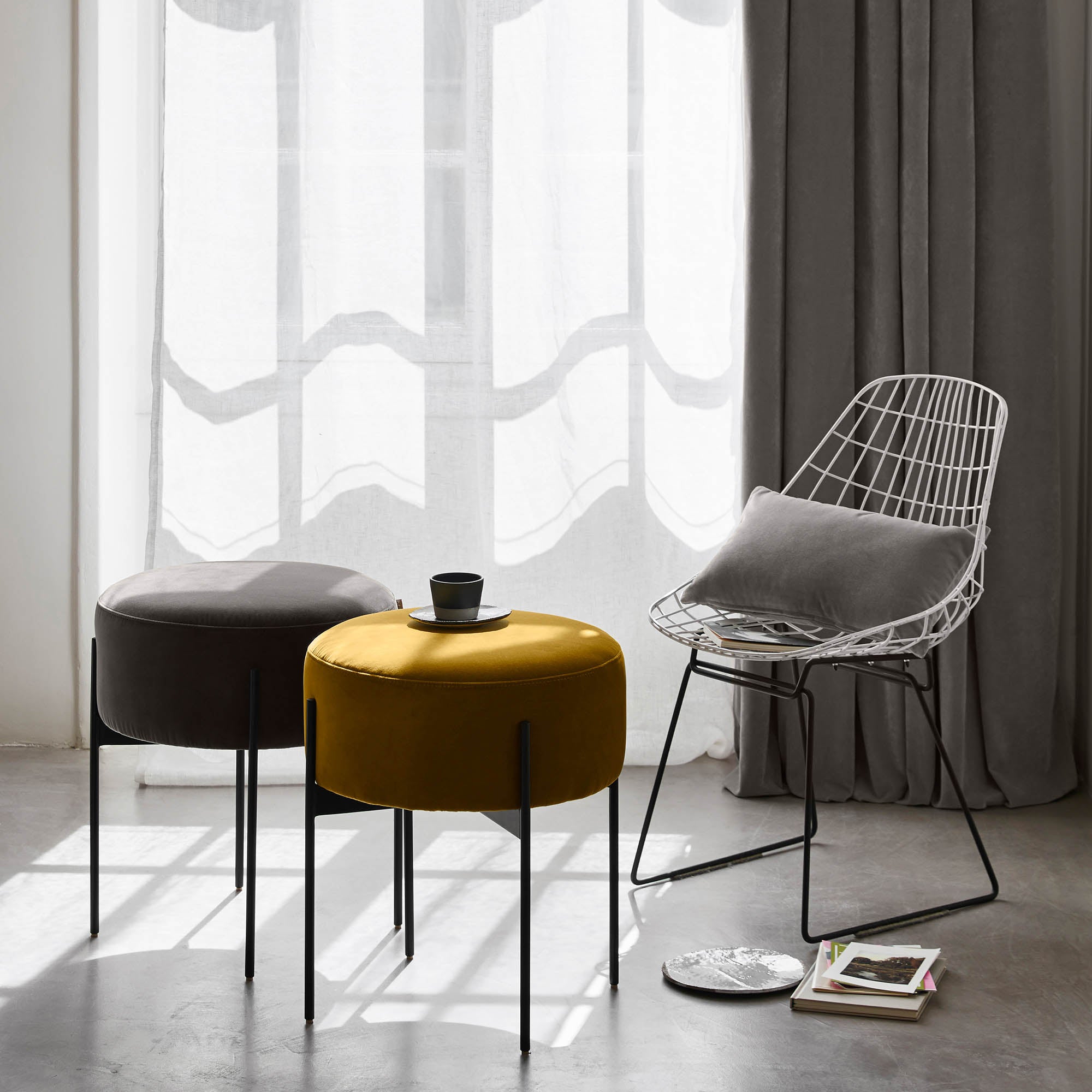 Voilage à oeillets THASOS blanc