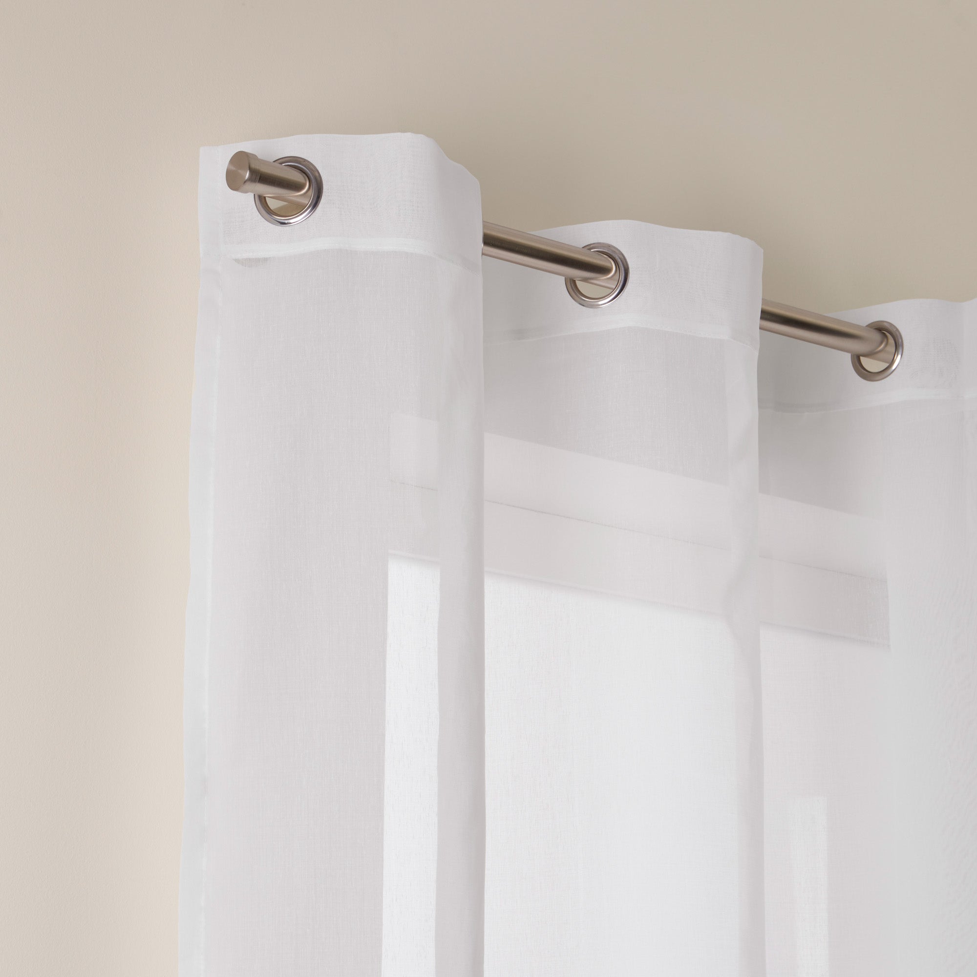 Voilage à oeillets THASOS blanc