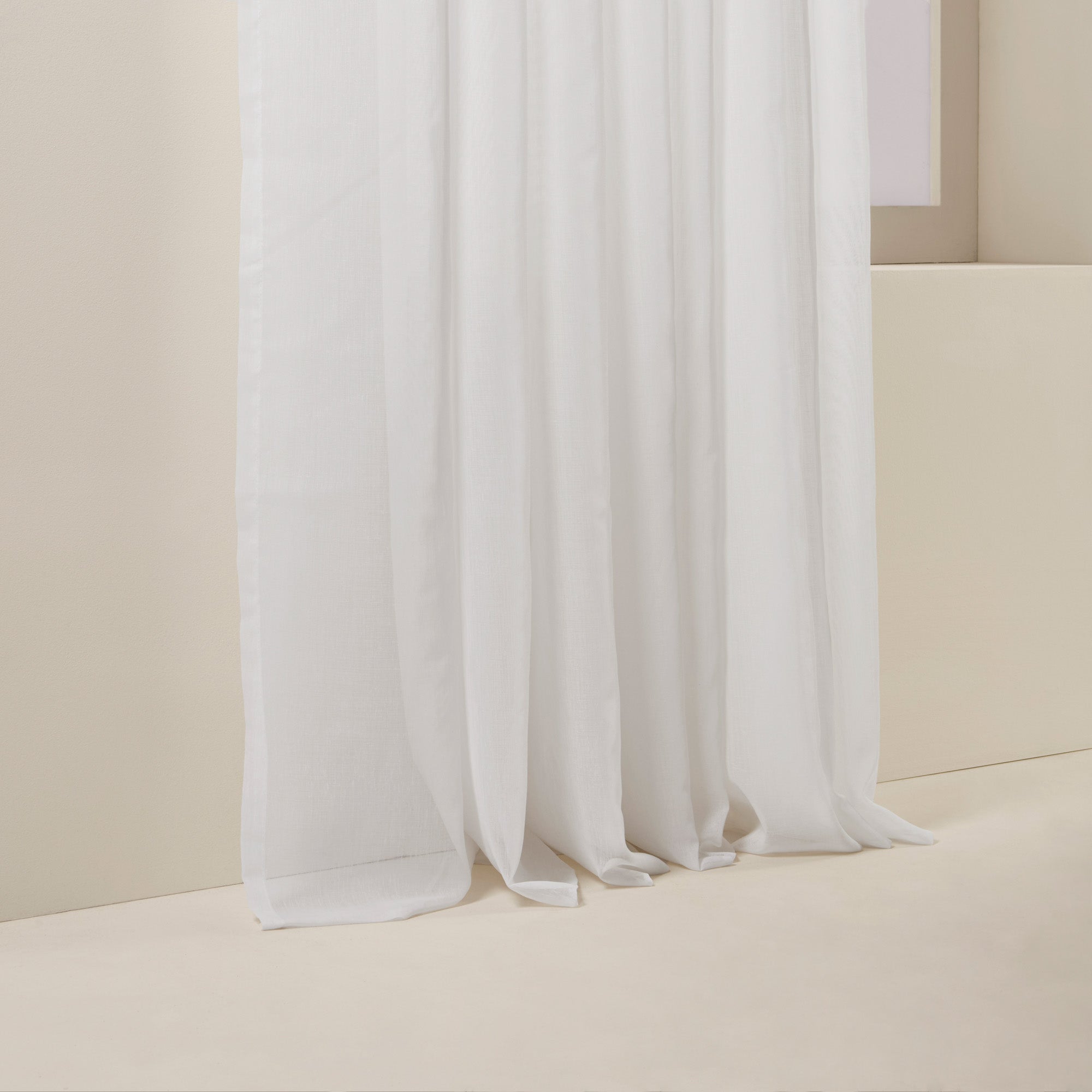 Voilage à oeillets THASOS blanc