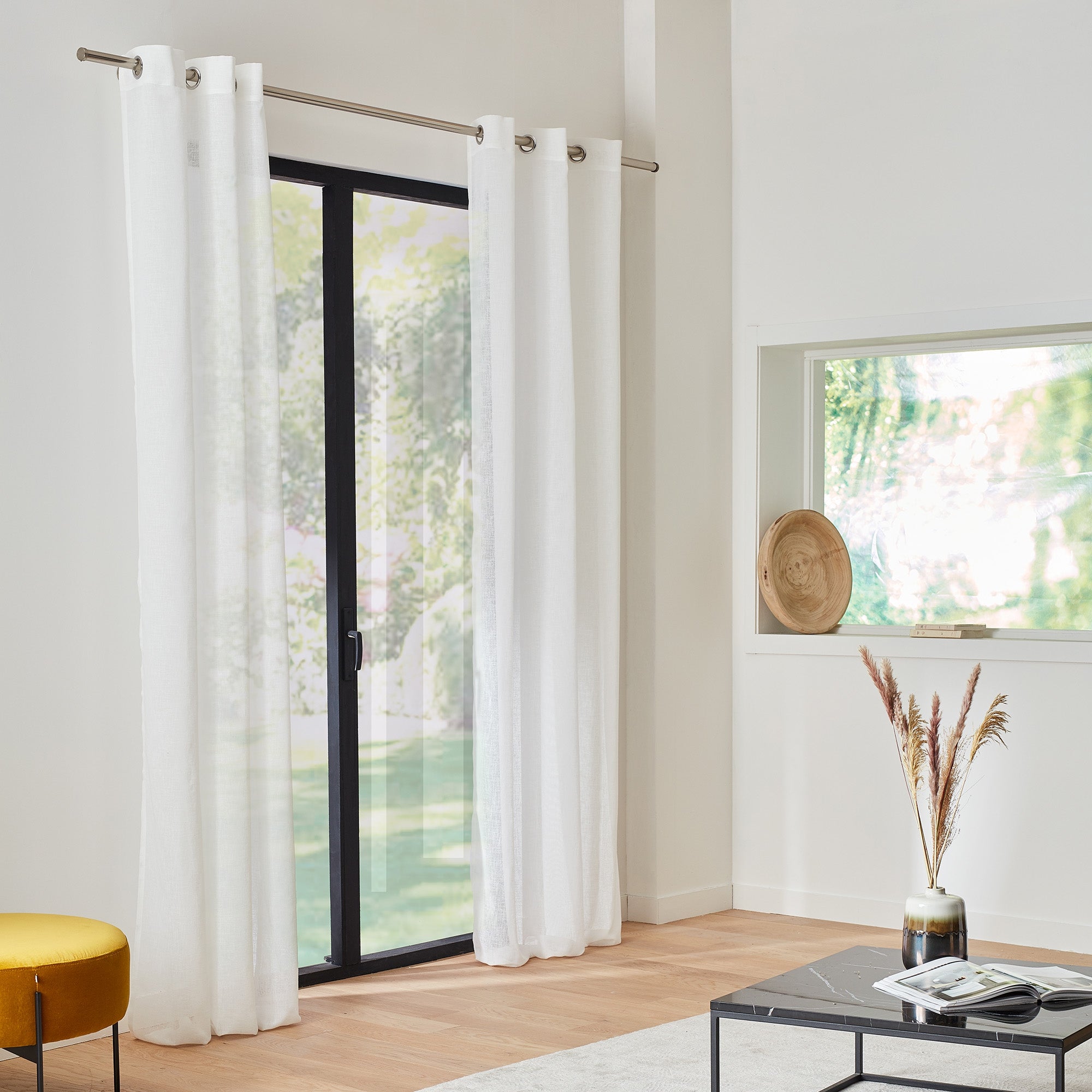 Voilage à oeillets TIM naturel