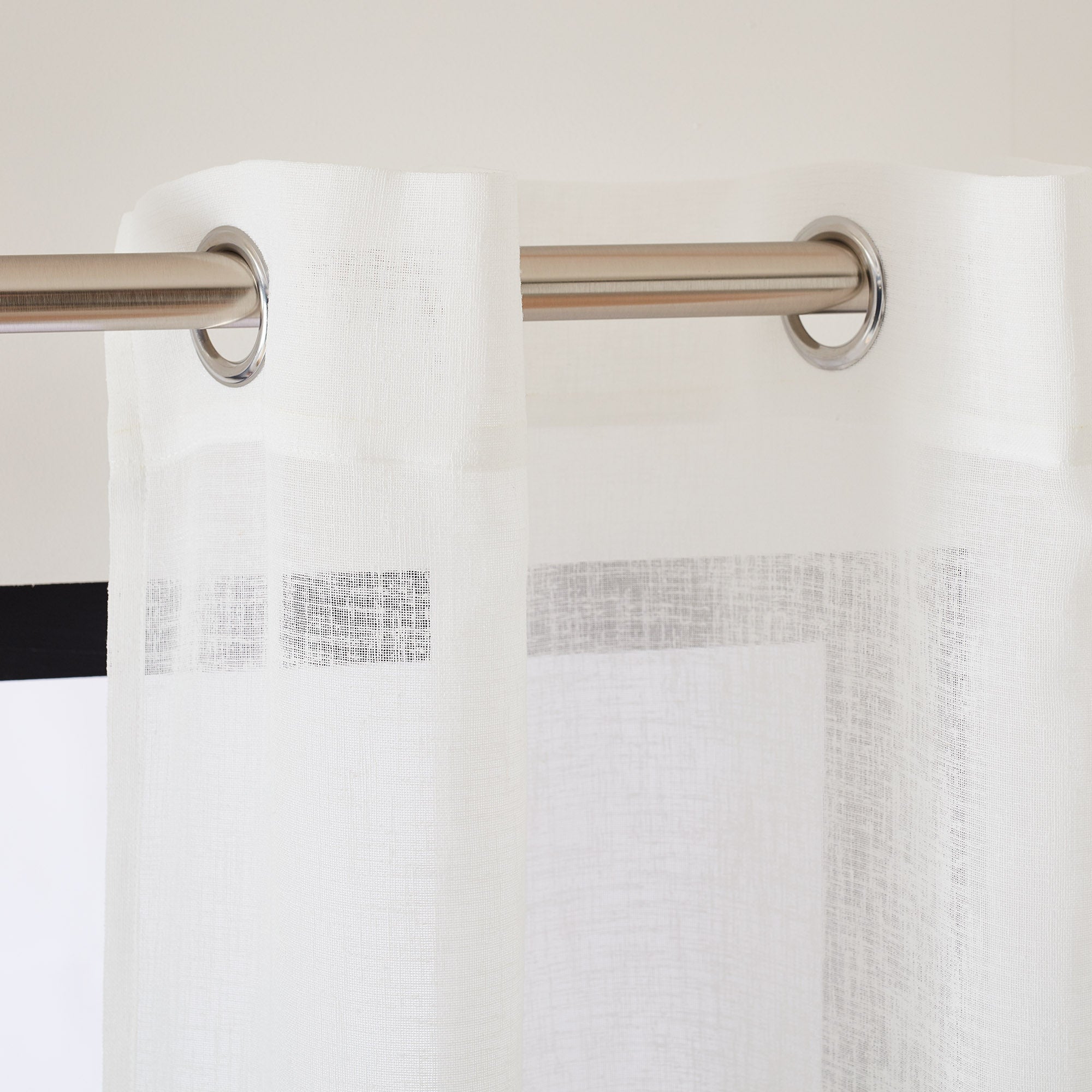 Voilage à oeillets TIM naturel