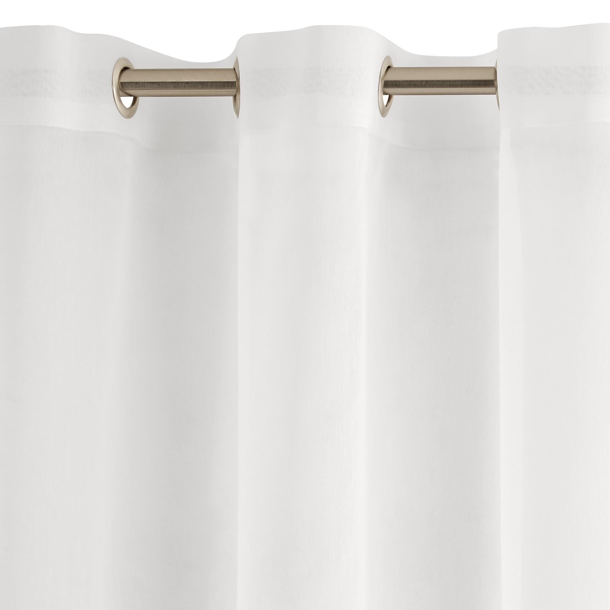 Voilage à oeillets TRAMONTANE blanc