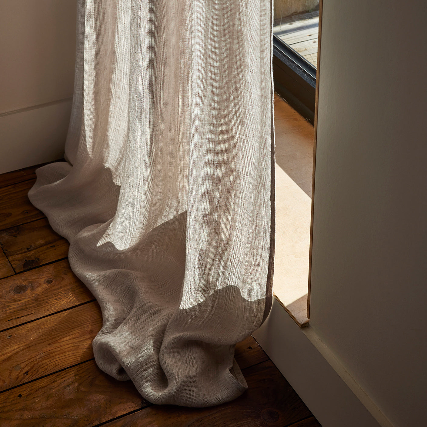 Voilage panneau EOLE chanvre